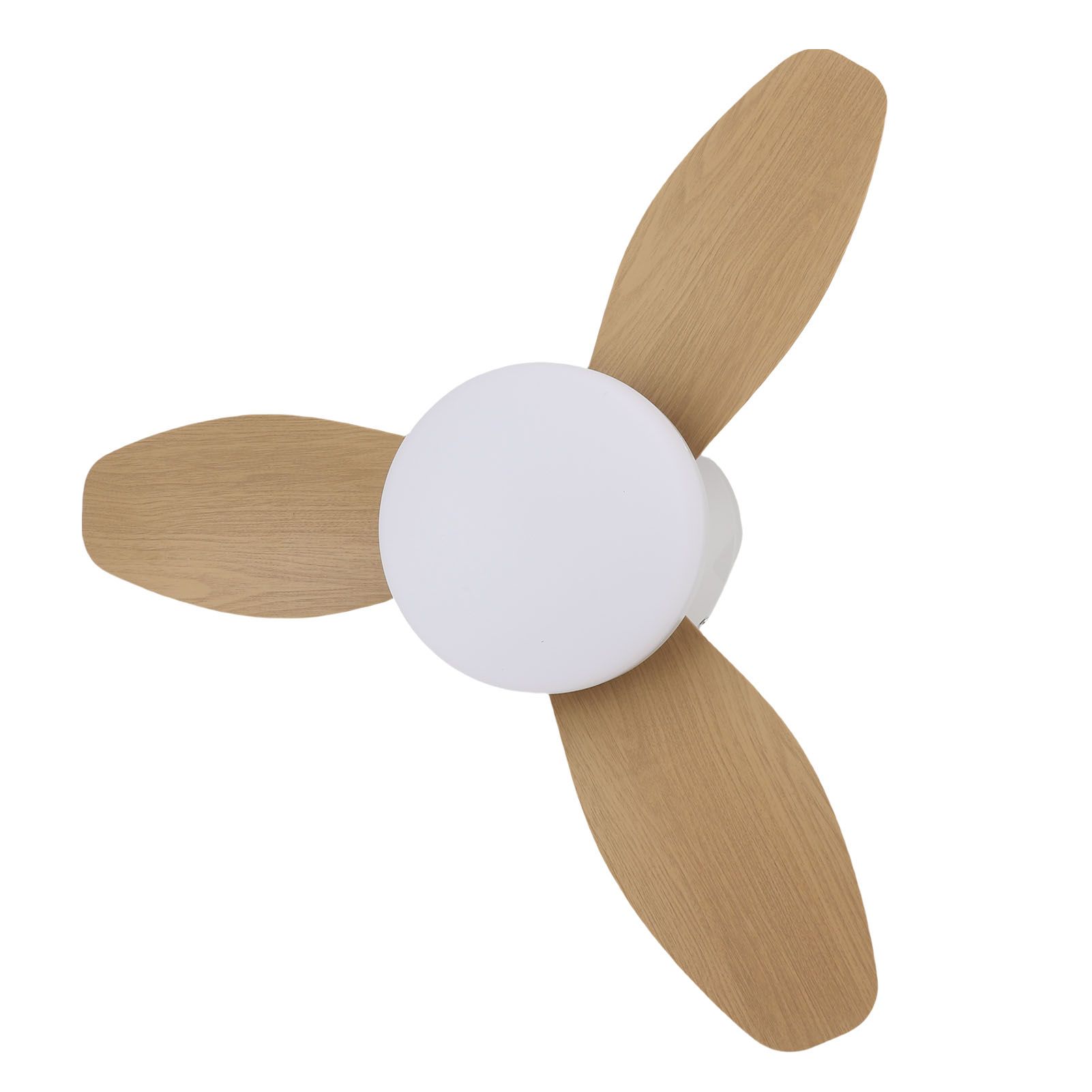 25 Inch Ceiling Fan with Light and Remote Flush Mount Quiet DC Motor 6 Speeds view 4