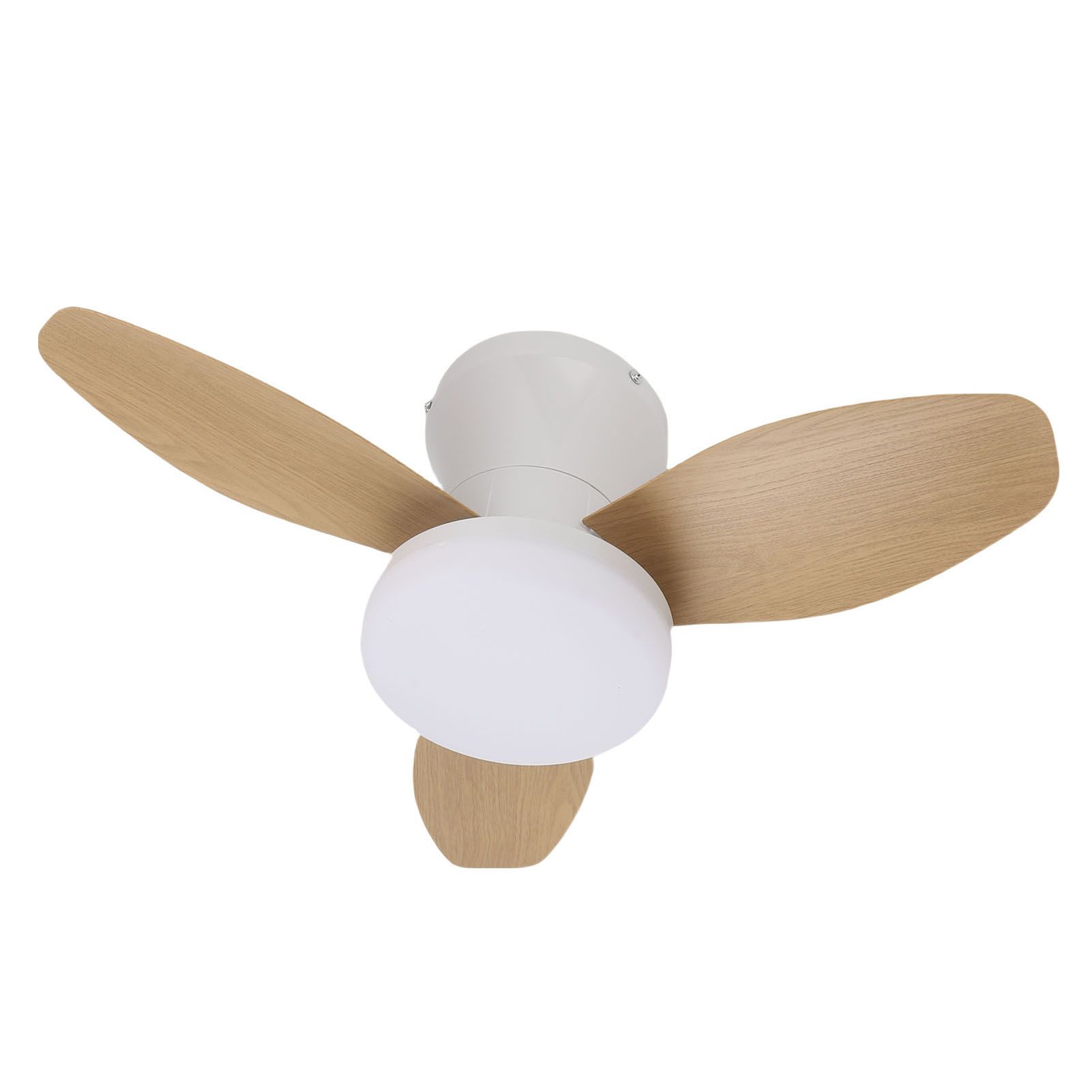 25 Inch Ceiling Fan with Light and Remote Flush Mount Quiet DC Motor 6 Speeds view 9