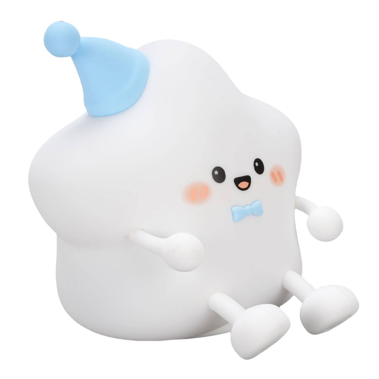 Cute Star Night Light for Bedroom Silicone Nursery Night Light 1200mAh Battery