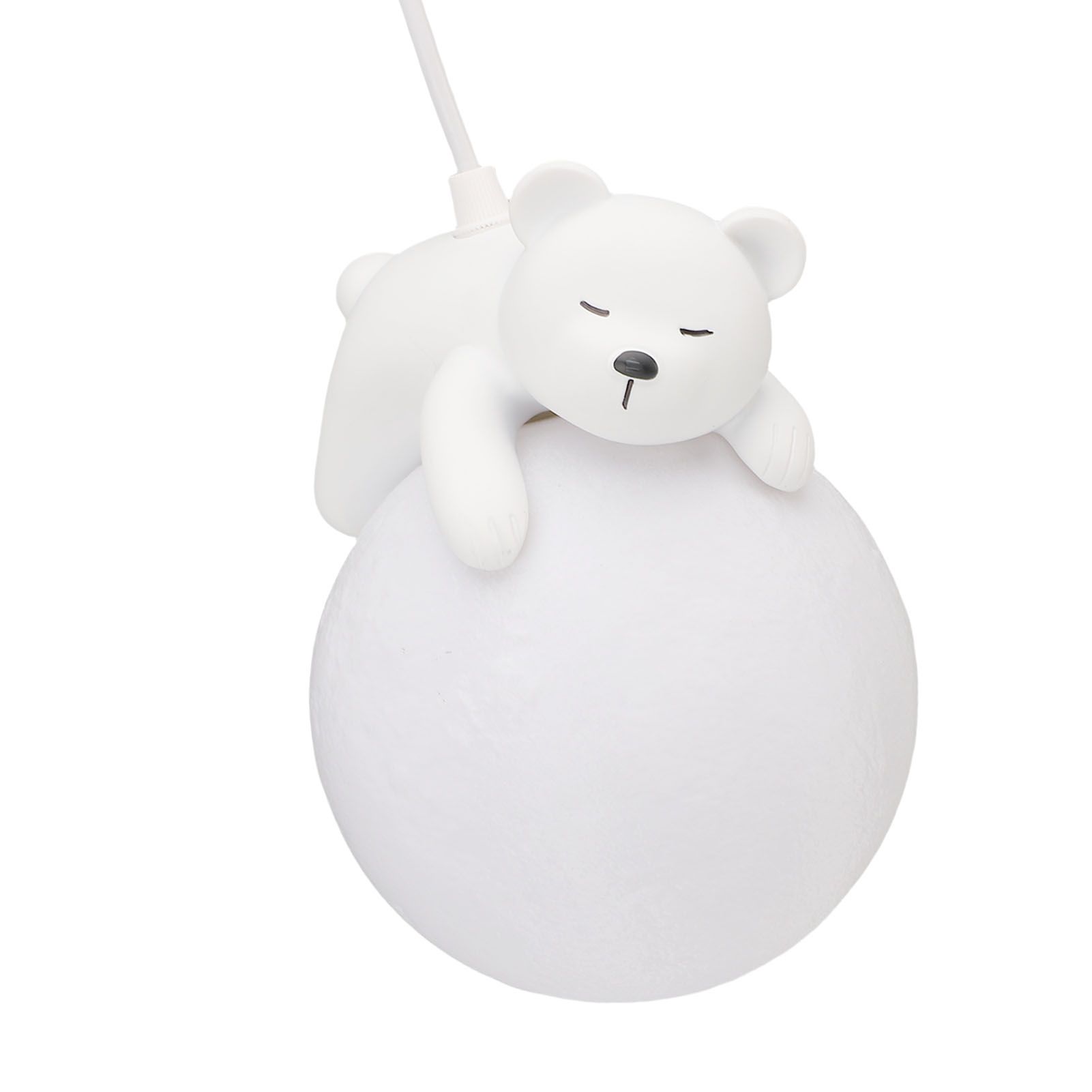 Bear Moon Pendant Lamp 3D Moon Pendent Light Ceiling Hanging Lamp for Bedroom view 8