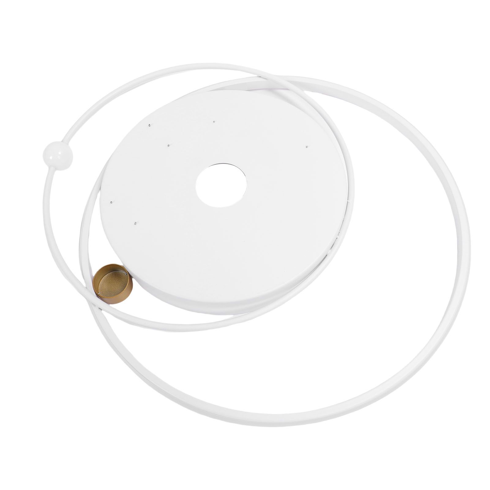 Modern LED Ceiling Light Dimmable Flush Mount Ceiling Lamp with Remote Control view 3