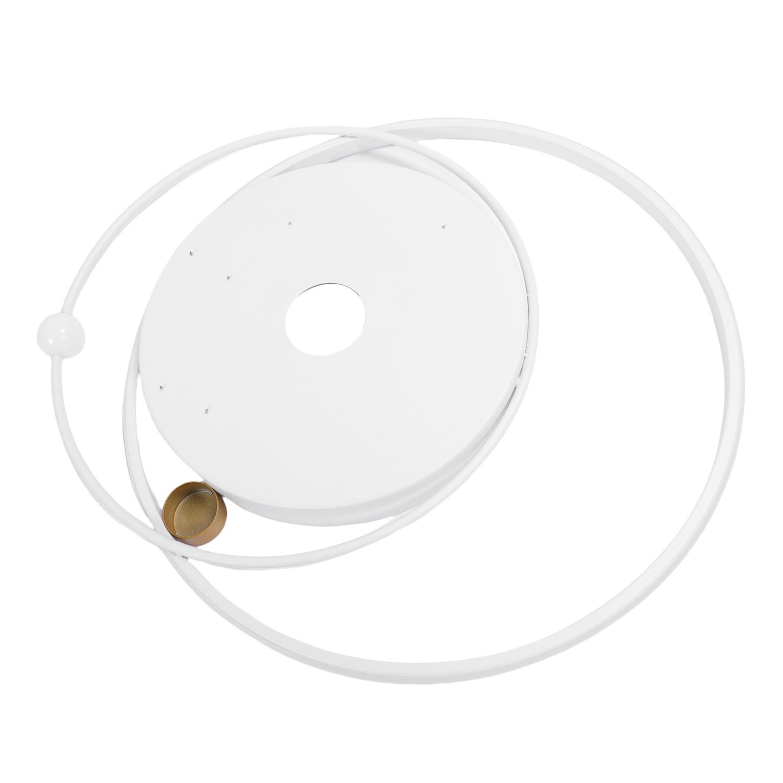 Modern LED Ceiling Light Dimmable Flush Mount Ceiling Lamp with Remote Control view 5