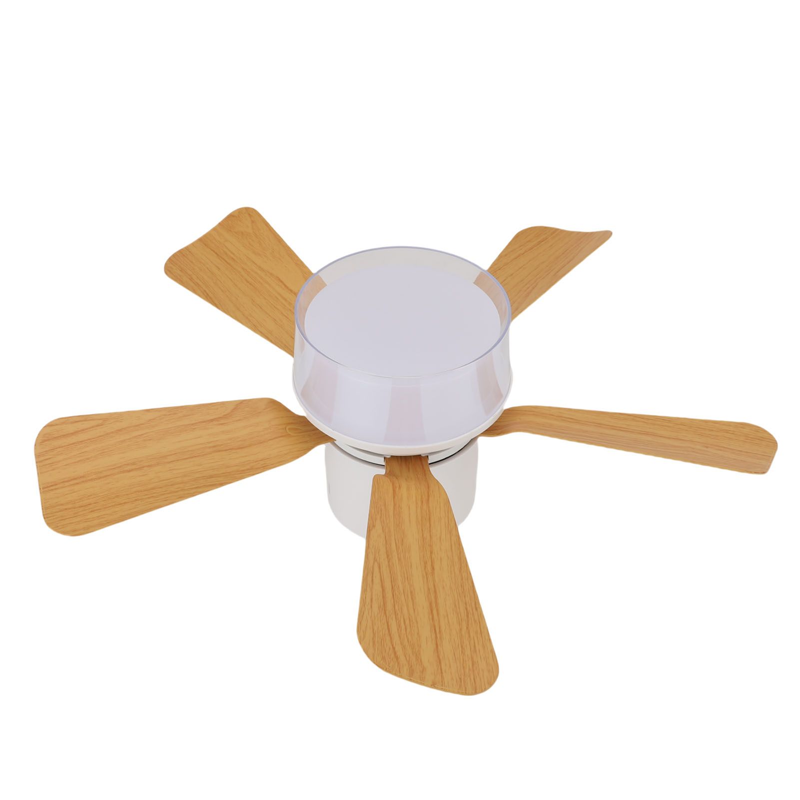 Socket Ceiling Fan Light with Remote Dimmable Small Ceiling Fan 3 Colors Easy view 8