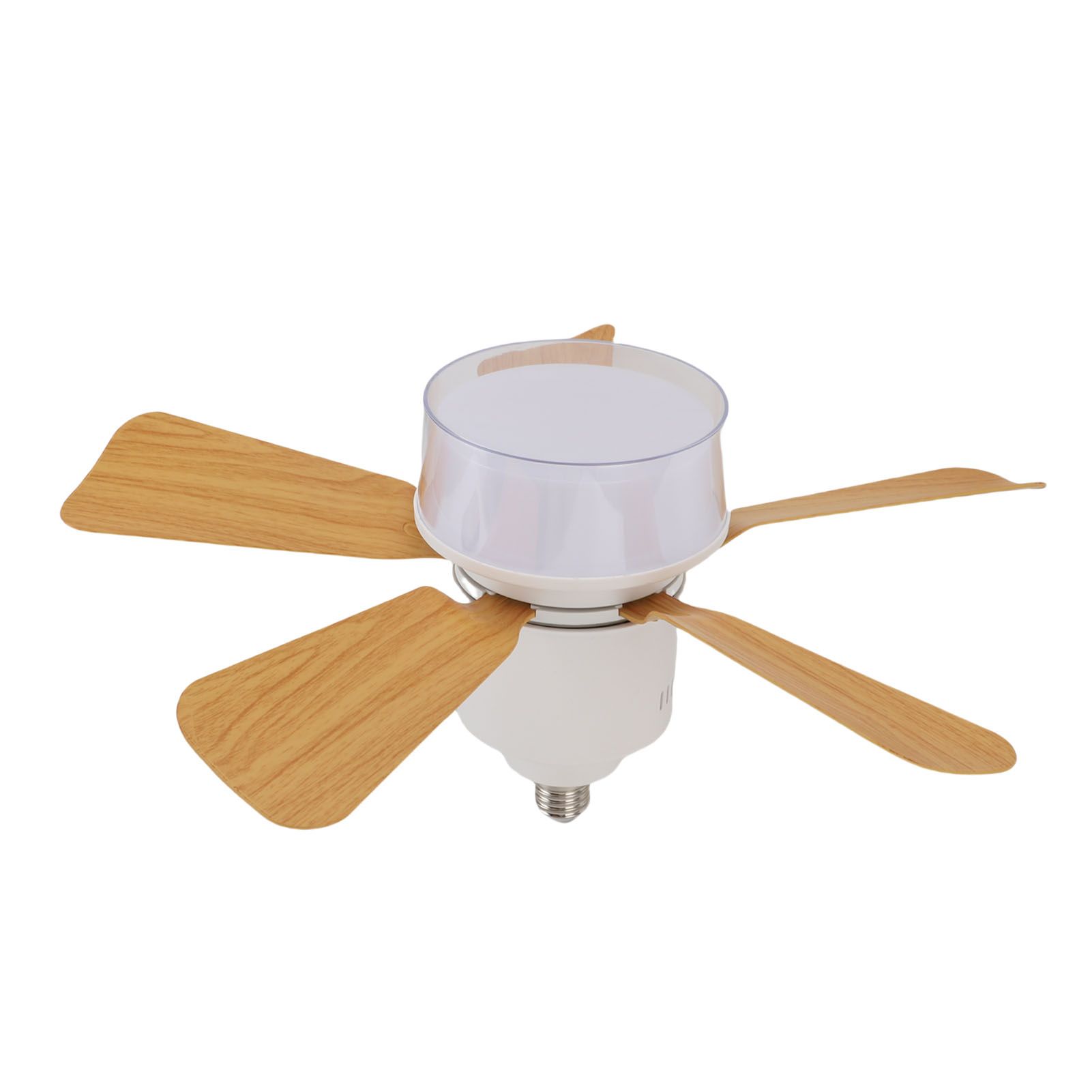 Socket Ceiling Fan Light with Remote Dimmable Small Ceiling Fan 3 Colors Easy view 11