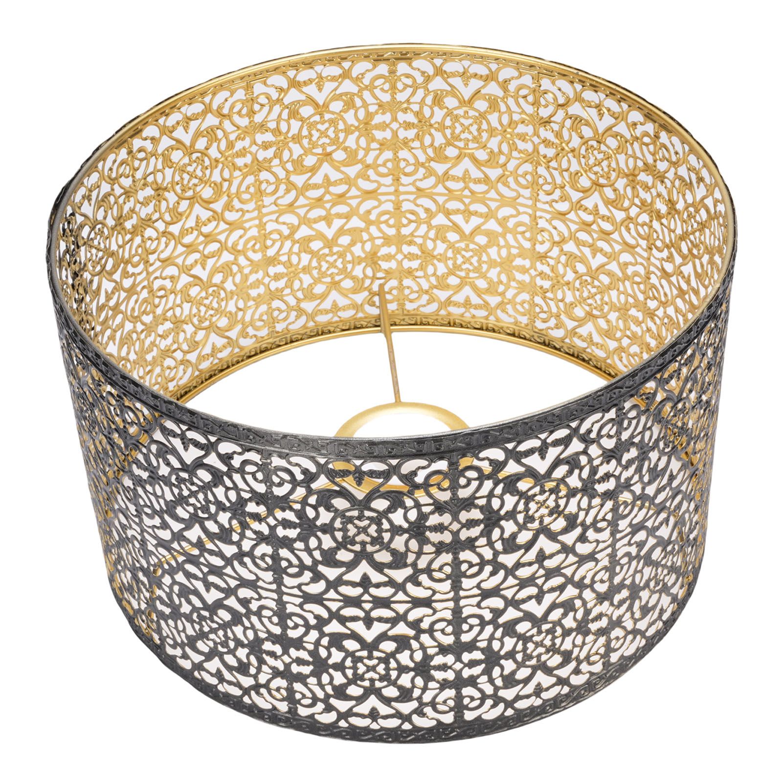 Metal Lampshade E14 E27 Iron Hollow Out Modern Decorative Cylinder Lamp Shade
