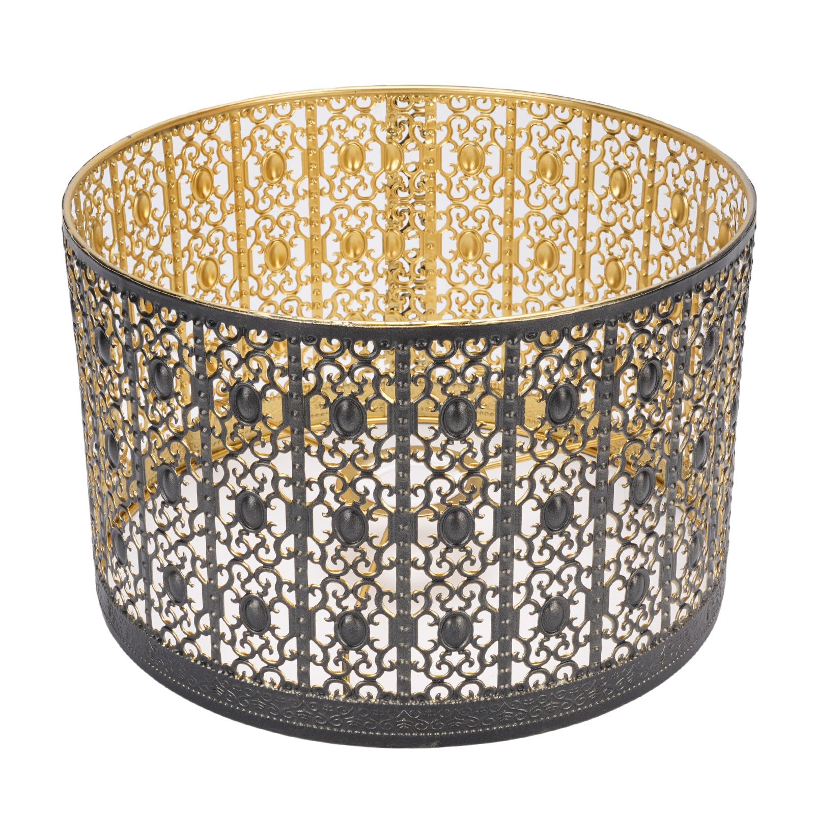 Metal Lamp Shade High Light Transmittance Modern Decorative Hollow Iron view 10
