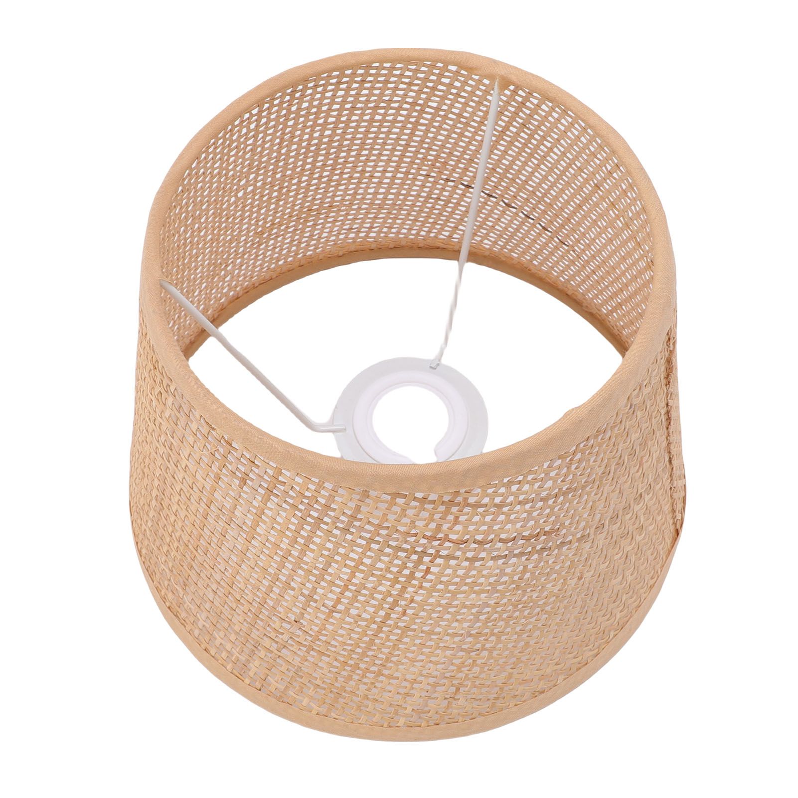 Lamp Shade Retro Hand Crafted Rattan Woven Lampshade Compatible with E27 E14 view 12