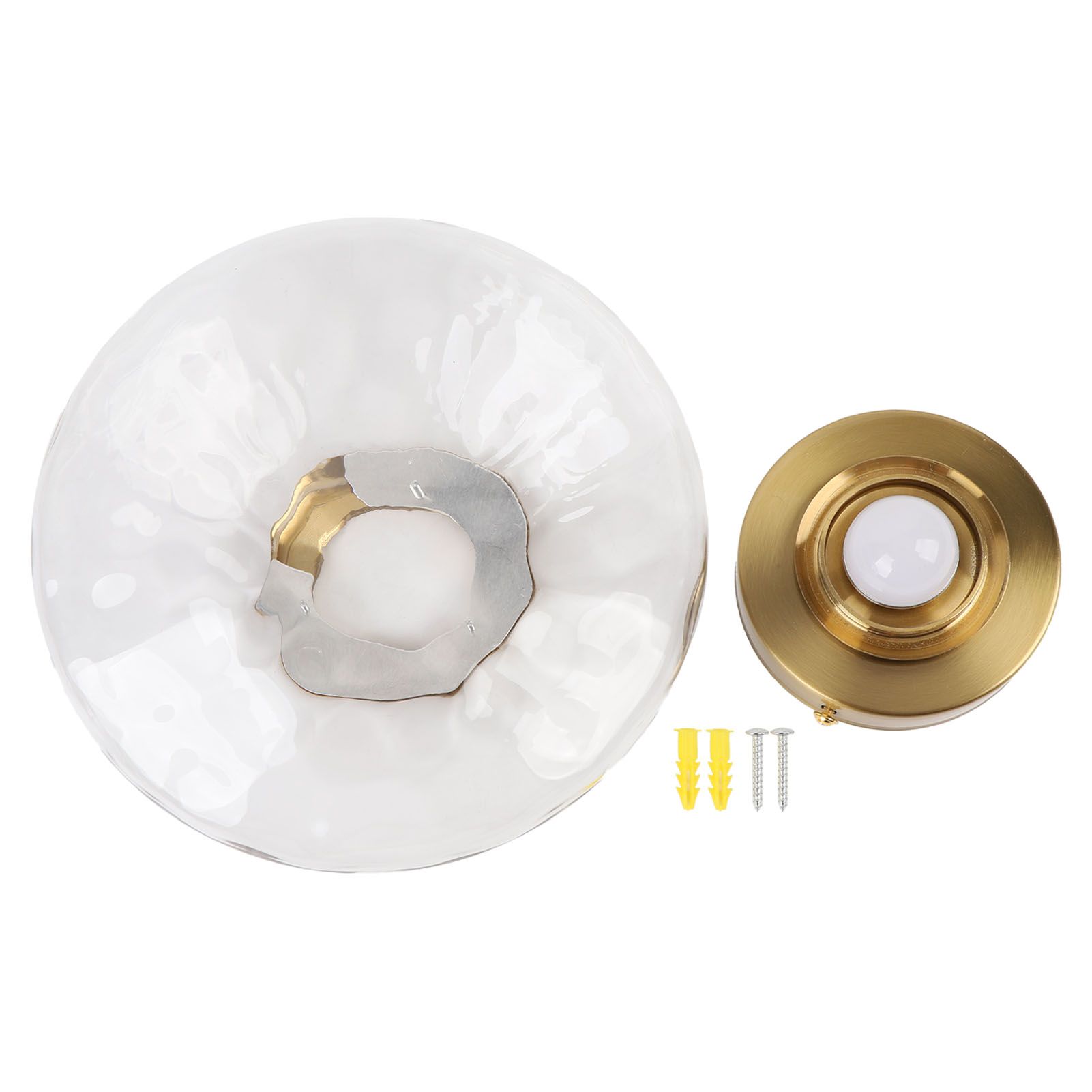 Modern Wall Sconce with Glass Lampshade Indoor Wall Lamp for Bedroom Living view 3