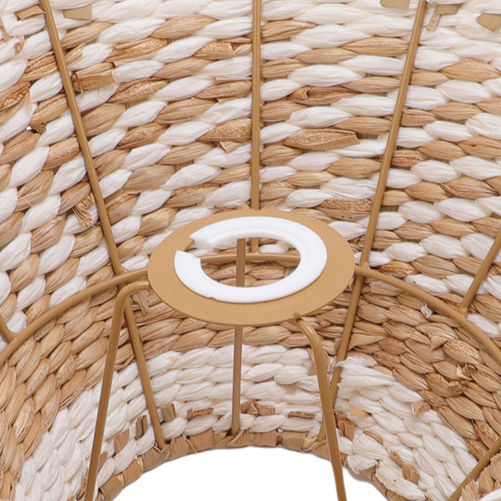 Table Lamp Shade Minimalist Hand Crafted Woven Lampshade for E27 E14 Table view 2