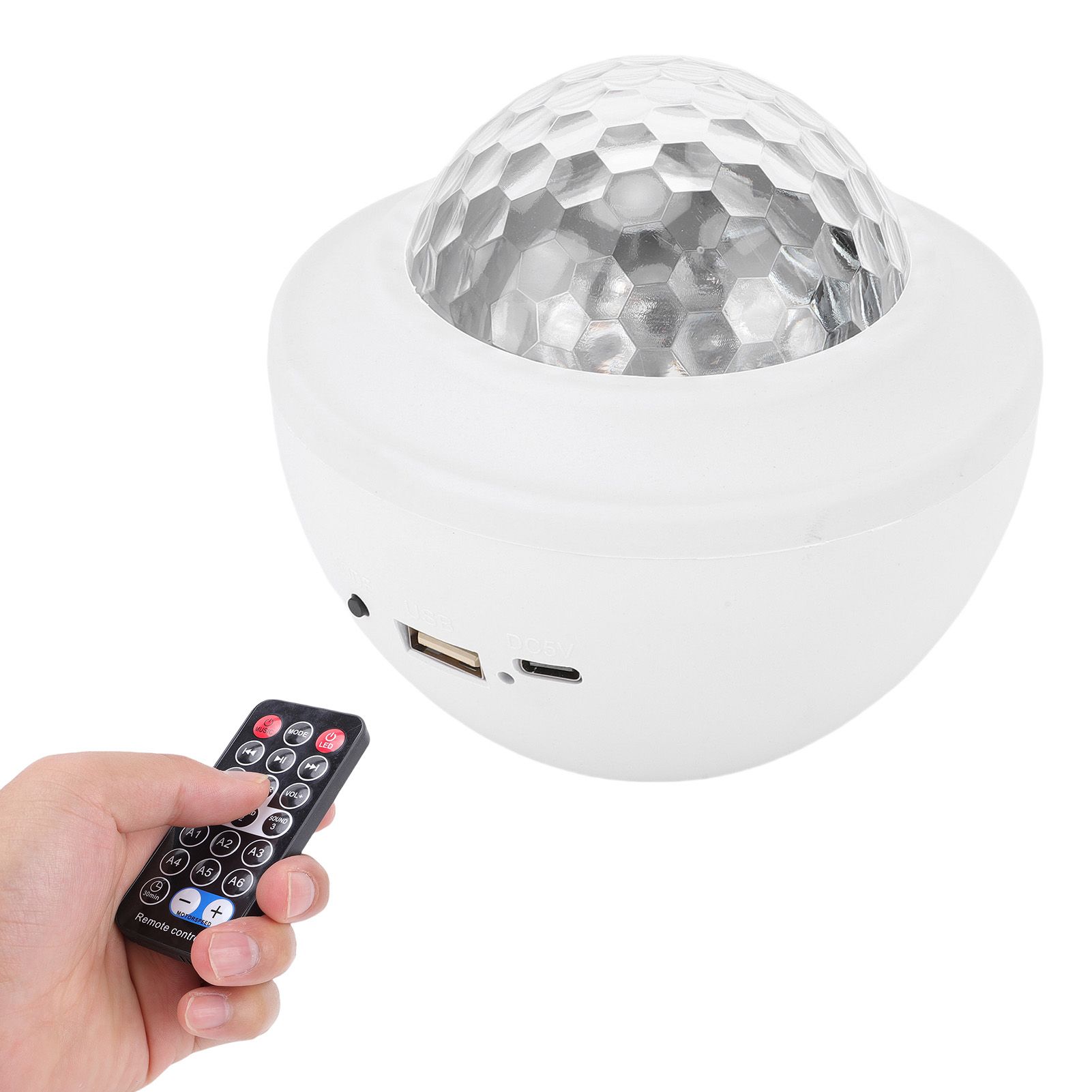 Night Light Projector Bluetooth Speaker Music Projection Lamp for Gaming Room view 12
