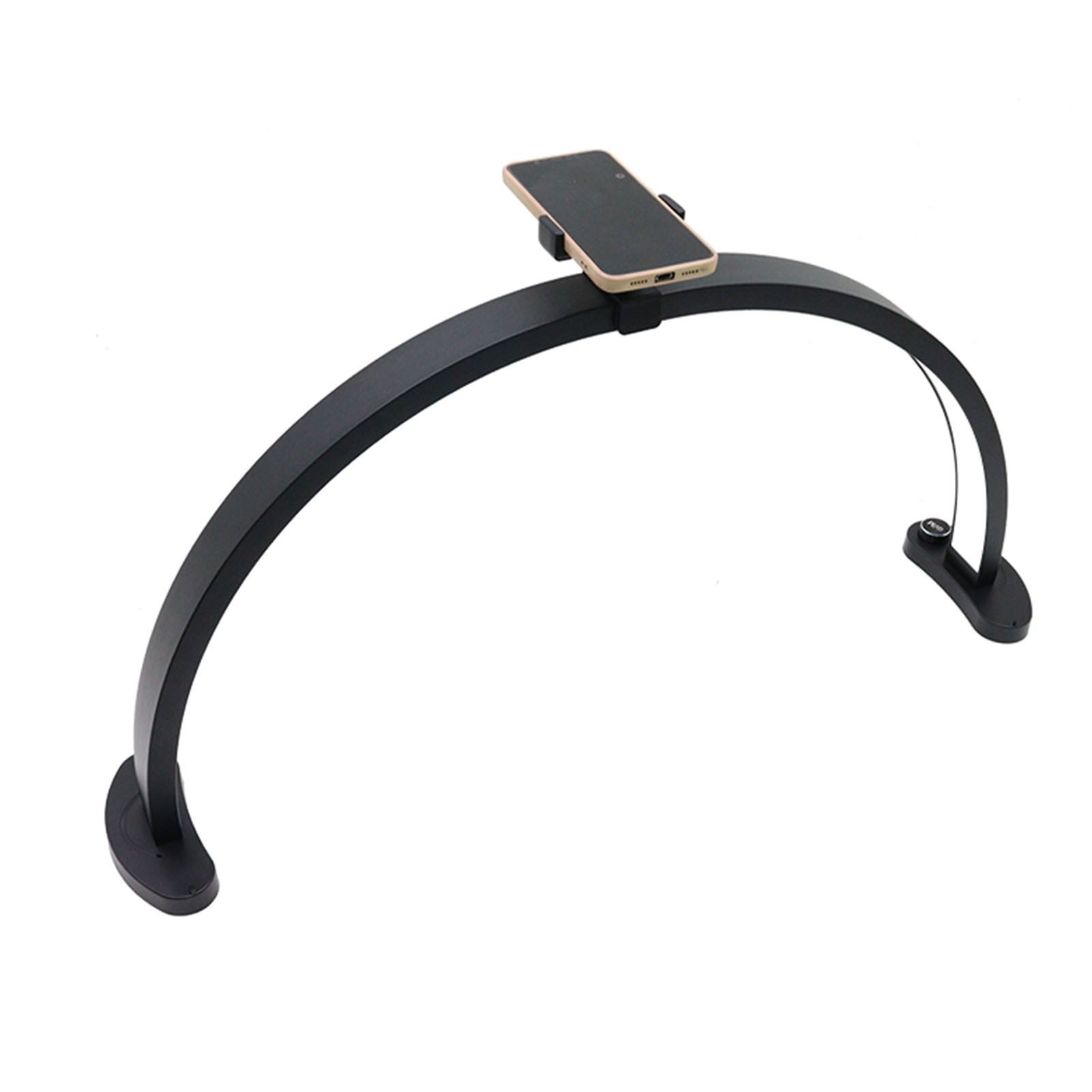 LED Desk Half Moon Light Black 3 Color Modes 10 Brightness Levels 28 Inch view 6