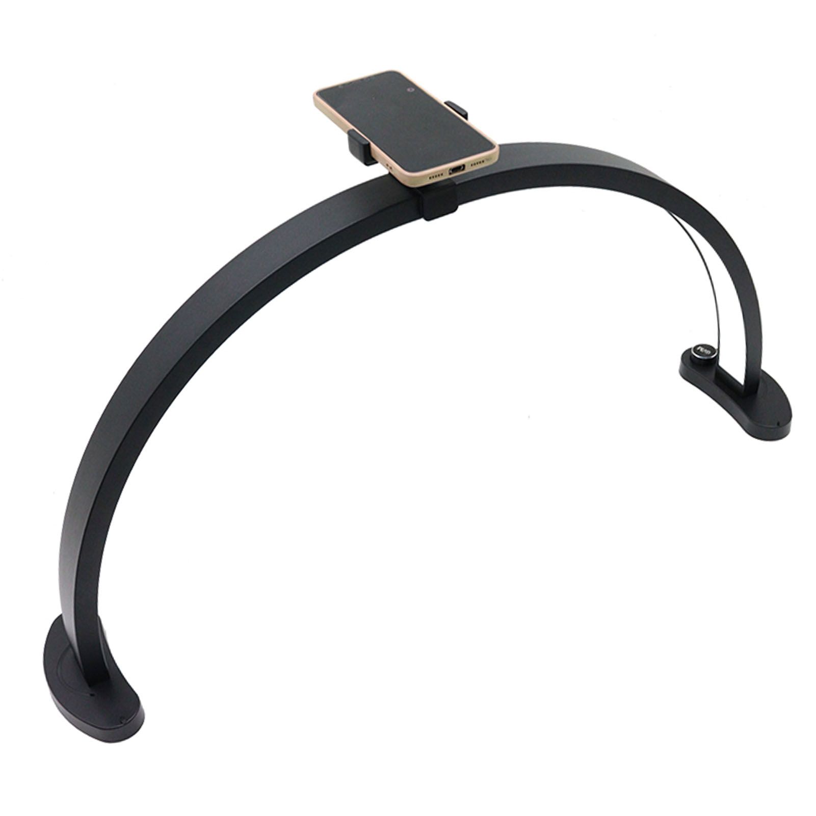 LED Desk Half Moon Light Black 3 Color Modes 10 Brightness Levels 28 Inch view 5