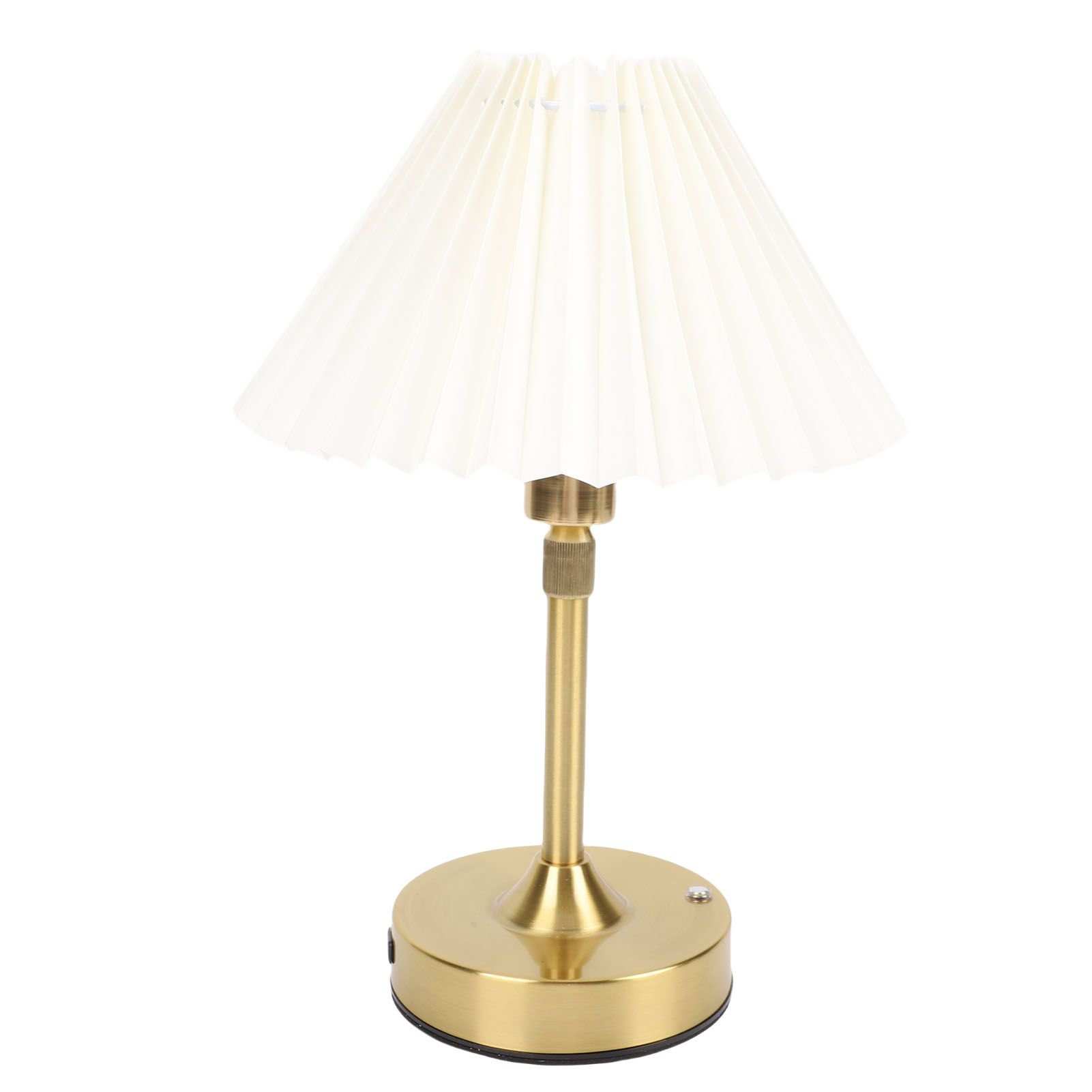 Cordless LED Table Lamp with Fabric Shade 2700k Warm Light Vintage view 6