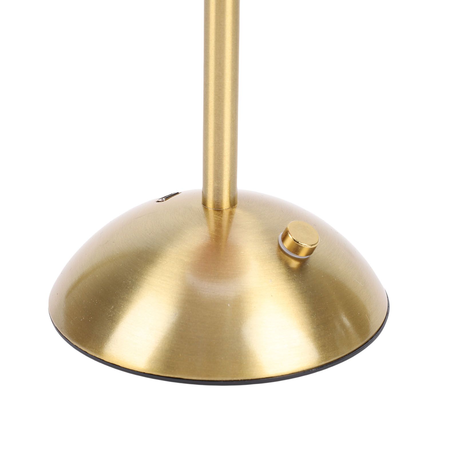 Small Pleated Table Lamp Iron Fabric Soft Lighting Bedside Nightstand Desk view 2