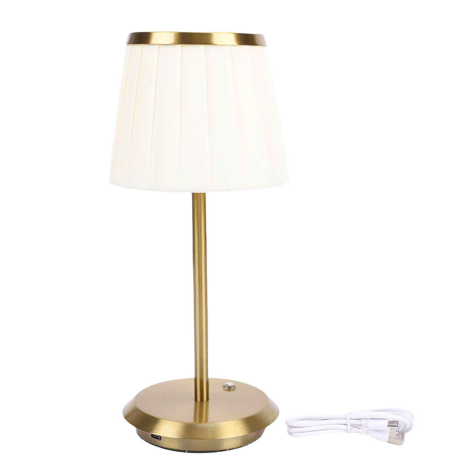 Modern Table Lamp Minimalist Soft and Comfortable Lighting Fabric Lampshade view 3