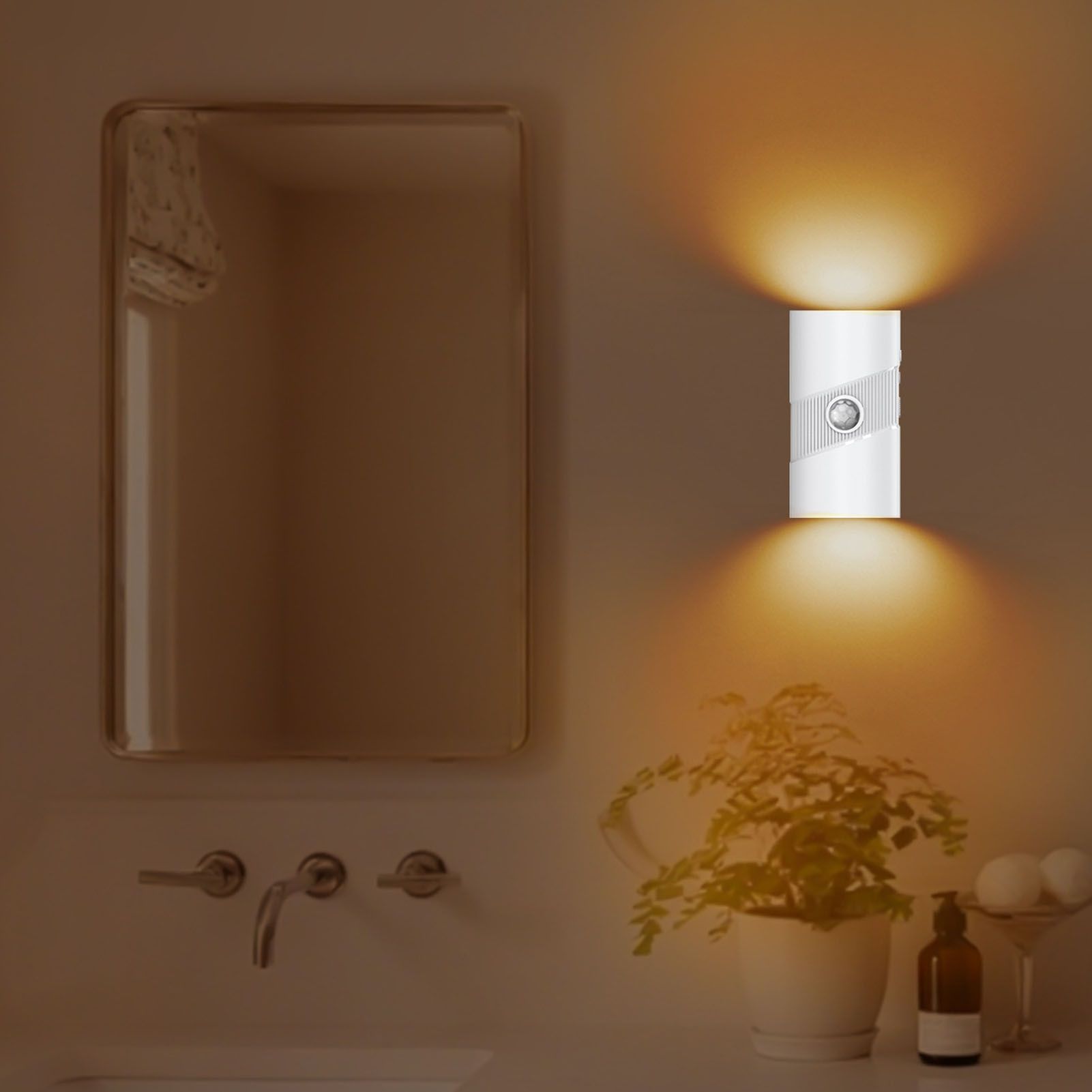 Motion Sensor Night Light Rechargeable Magnetic Battery Operated Step Light view 11