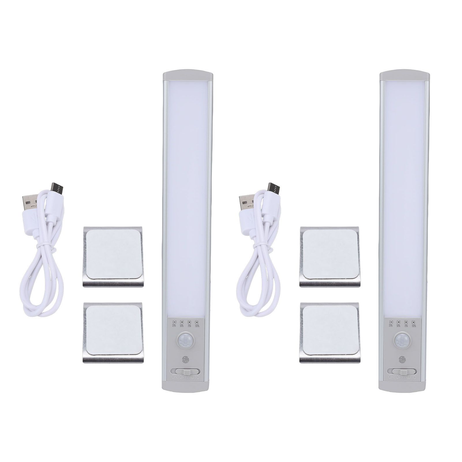 2 Pack Under Cabinet Lighting Wireless Motion Sensor Magnetic Closet Light for view 3