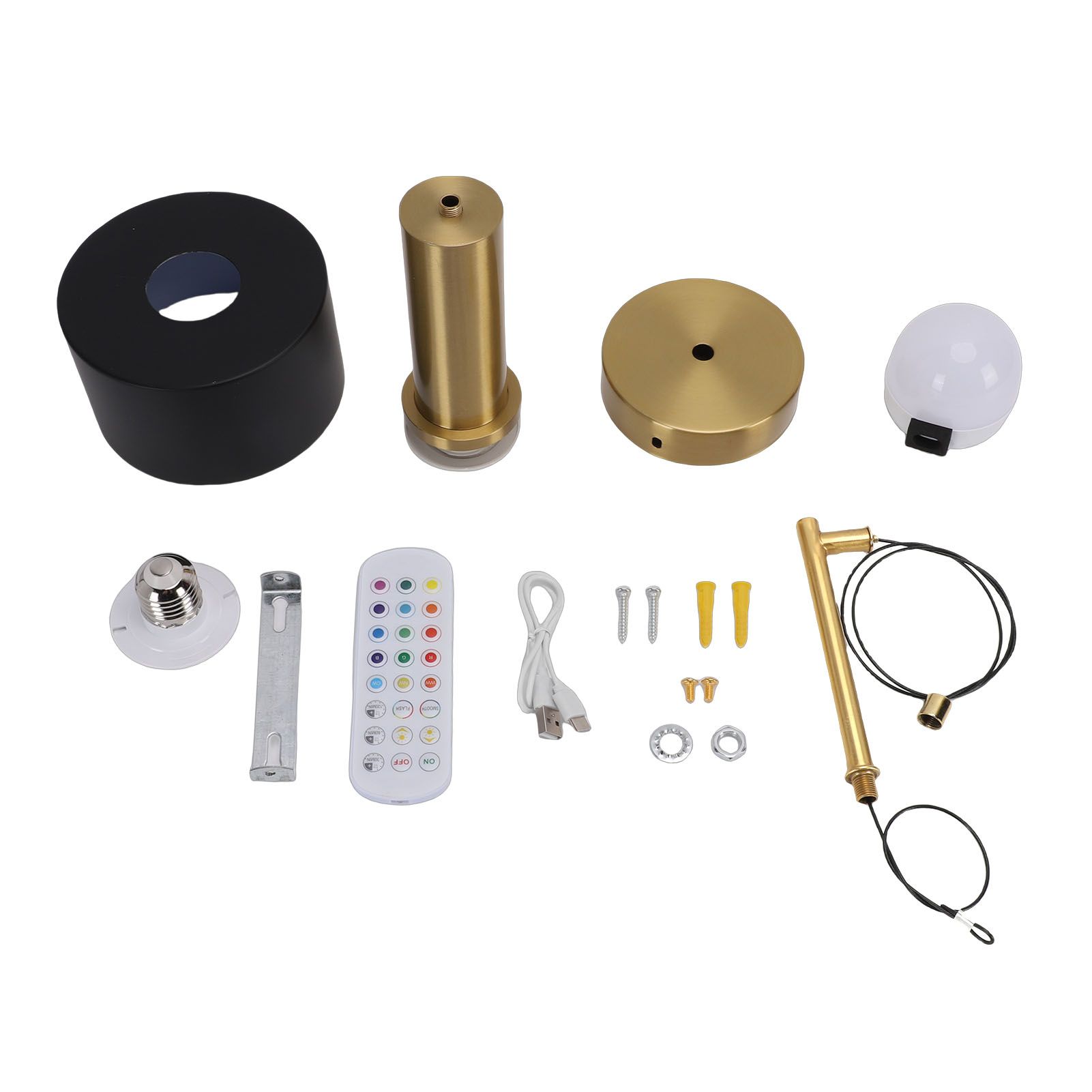 Battery Operated Wall Sconce Cordless Rechargeable RGB Wall Light with Remote view 3