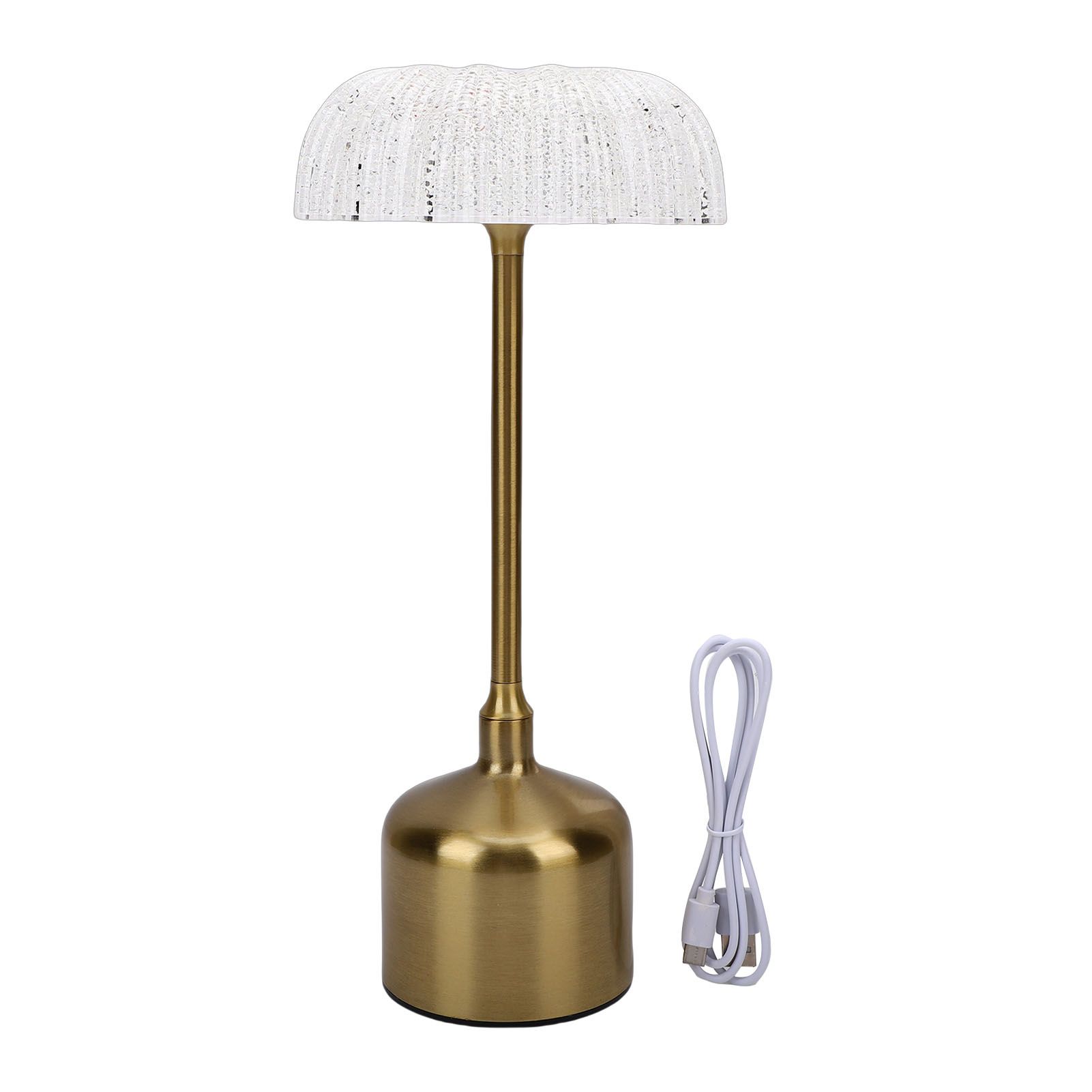 Cordless Table Lamp Rechargeable 3000mAh Nordic Retro LED Night Light Bedside view 3