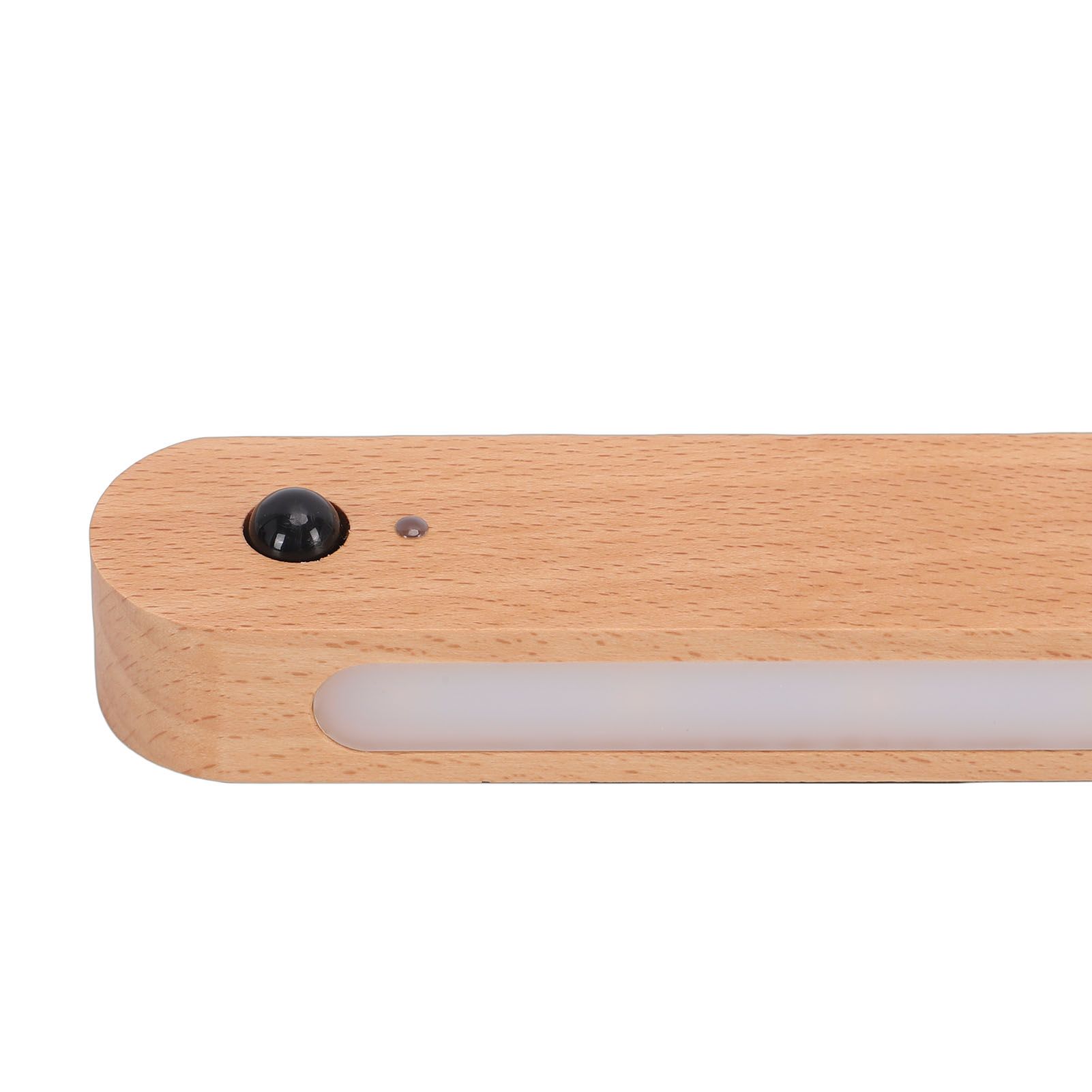 Motion Sensor Light Wooden Wall Mounted Rechargeable Portable LED Night Light view 7