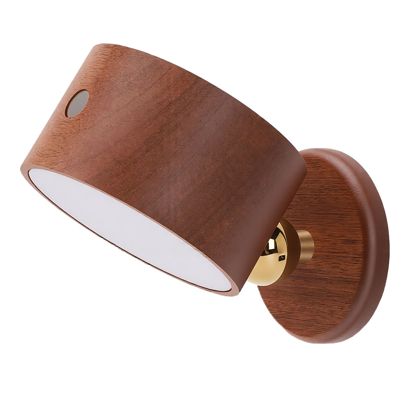 Wall Light LED Solid Wood Rechargeable Magnetic Eye Caring Dimmable Wall Touch view 11