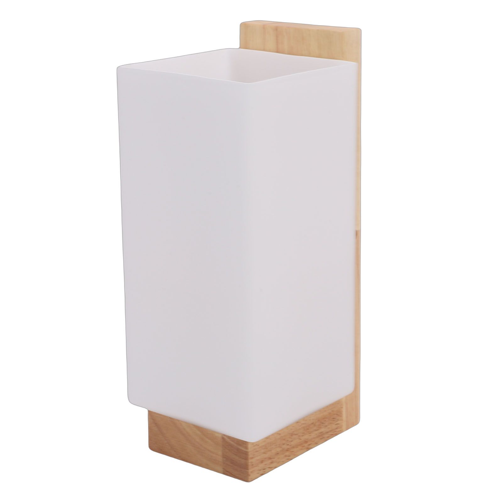 Wood Wall Lamp LED Japanese Style Dimmable Wall Sconce for Hallway Balcony