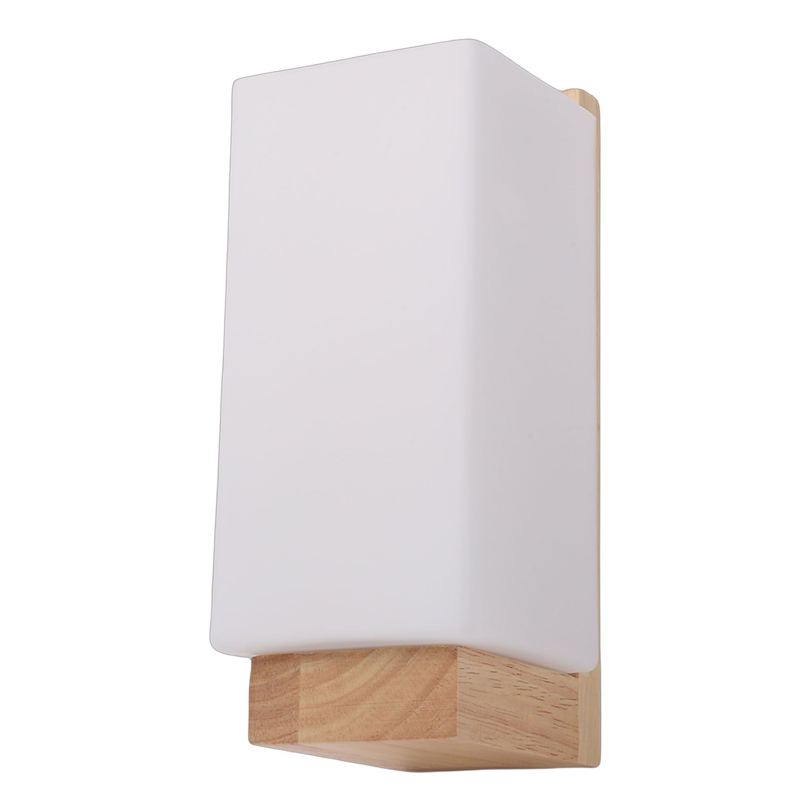 Wood Wall Lamp LED Japanese Style Dimmable Wall Sconce for Hallway Balcony view 10
