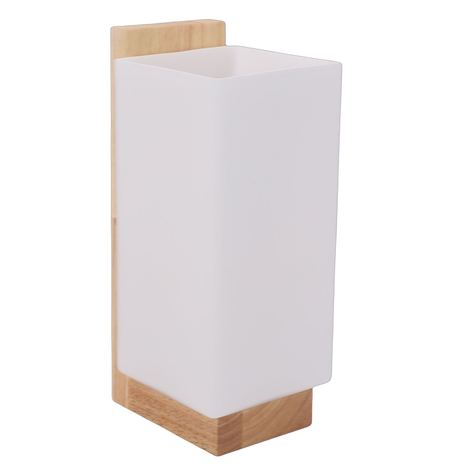 Wood Wall Lamp LED Japanese Style Dimmable Wall Sconce for Hallway Balcony view 12