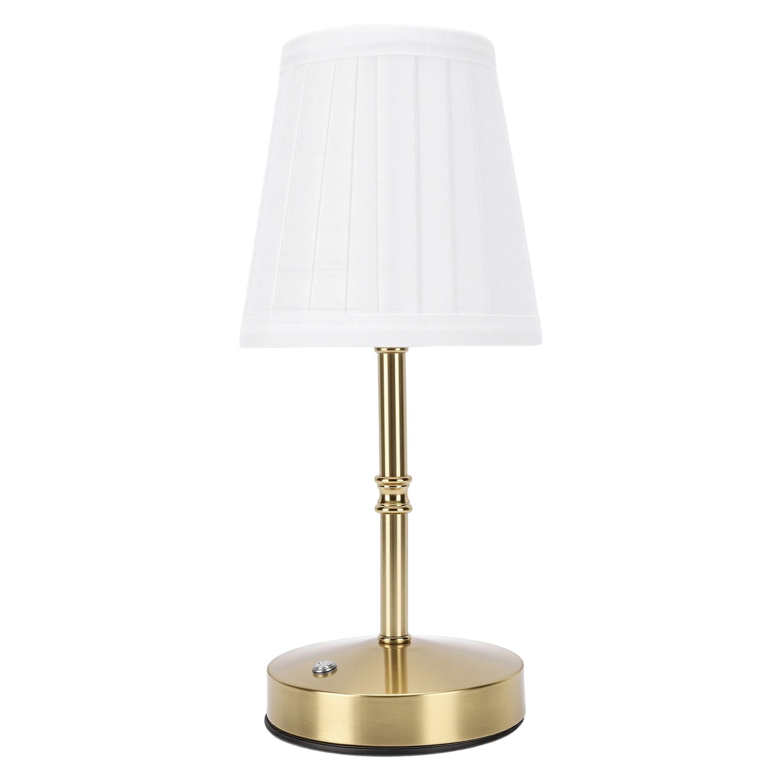 Cordless LED Table Lamp USB Touch Control Dimmable Fabric Shade Table Lamp for view 6