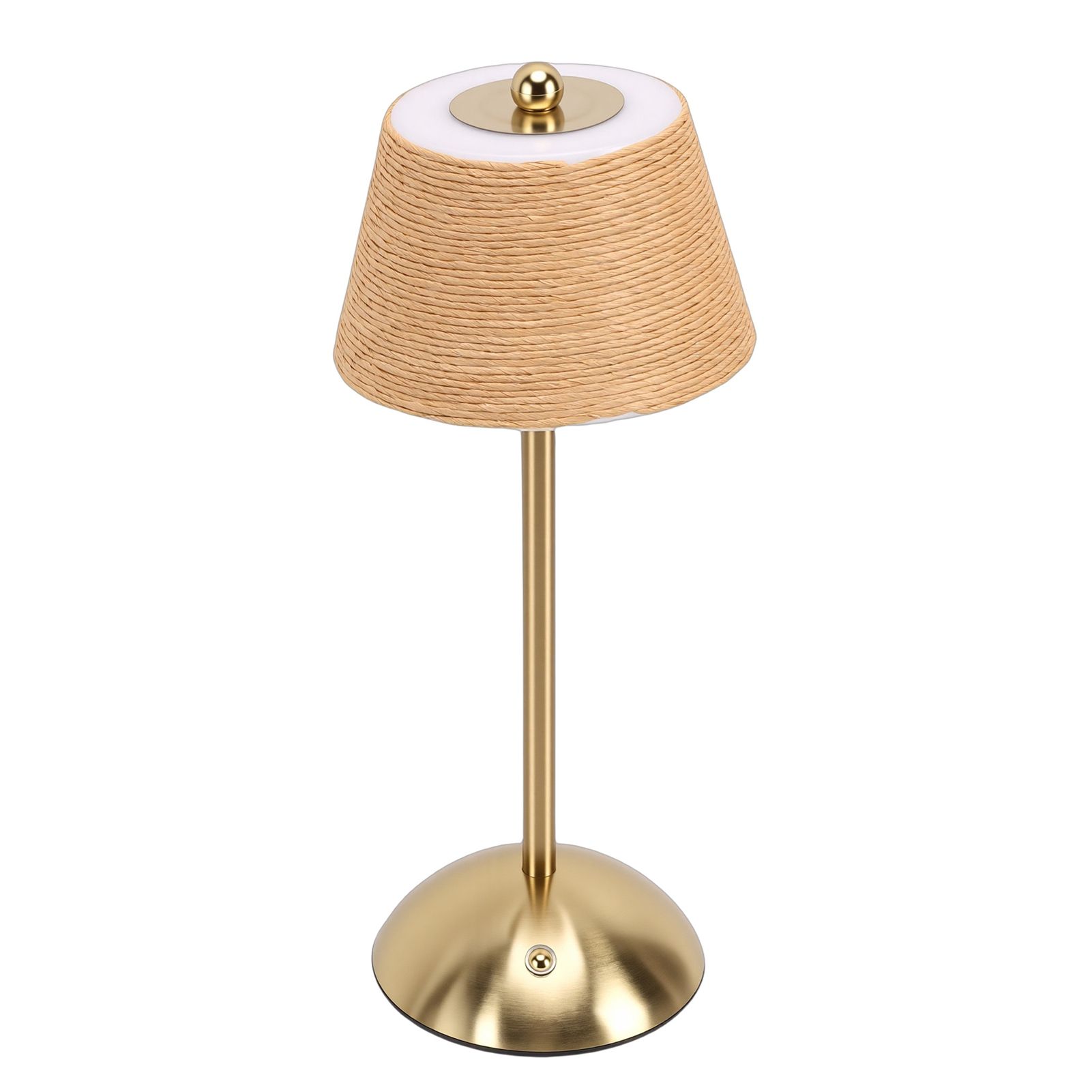 Cordless Table Lamp 1200mAh USB Battery Operated 3 Color Stepless Dimming