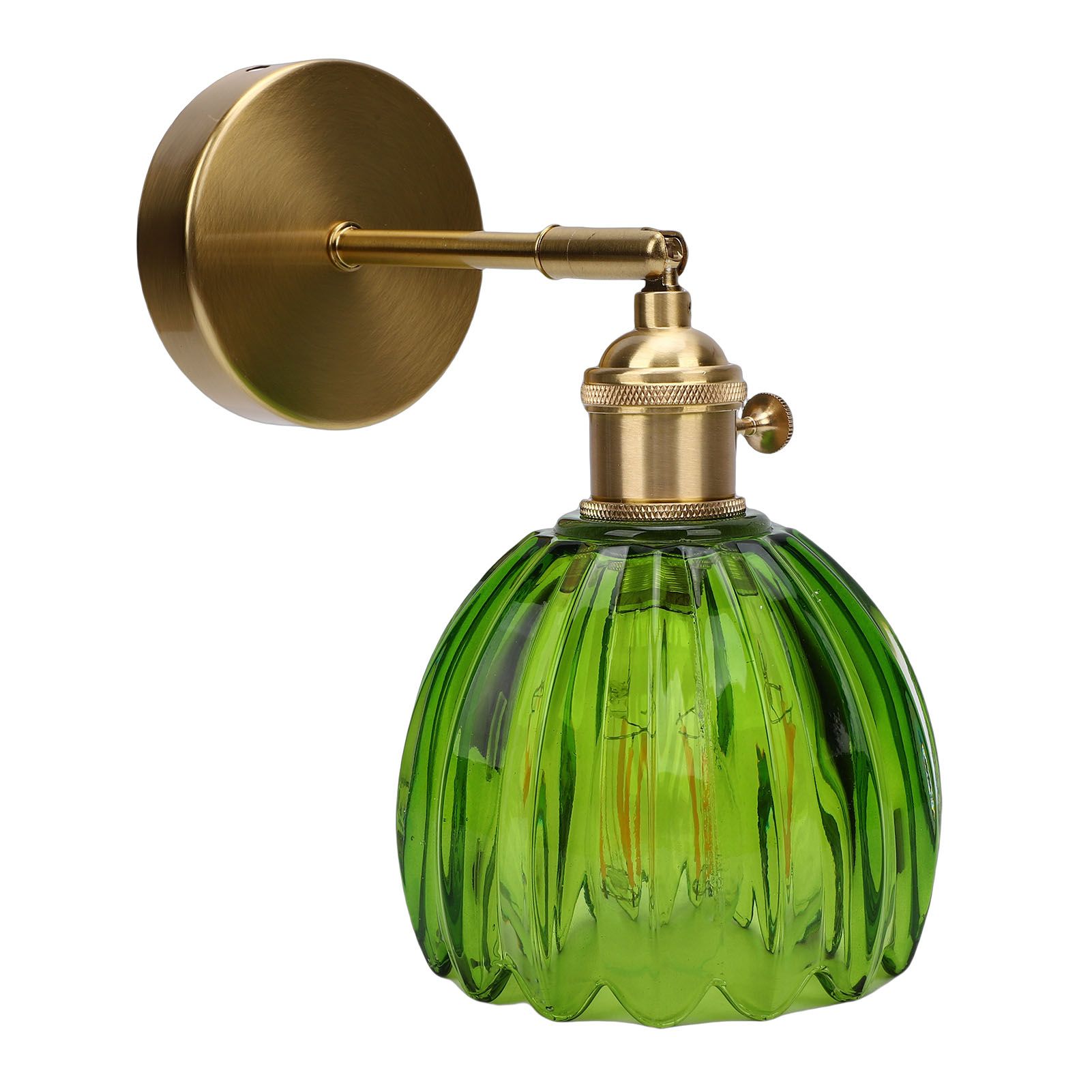Wall Sconce Glass Lampshade Minimalist Aluminum Alloy Vintage Wall Lamp for view 12