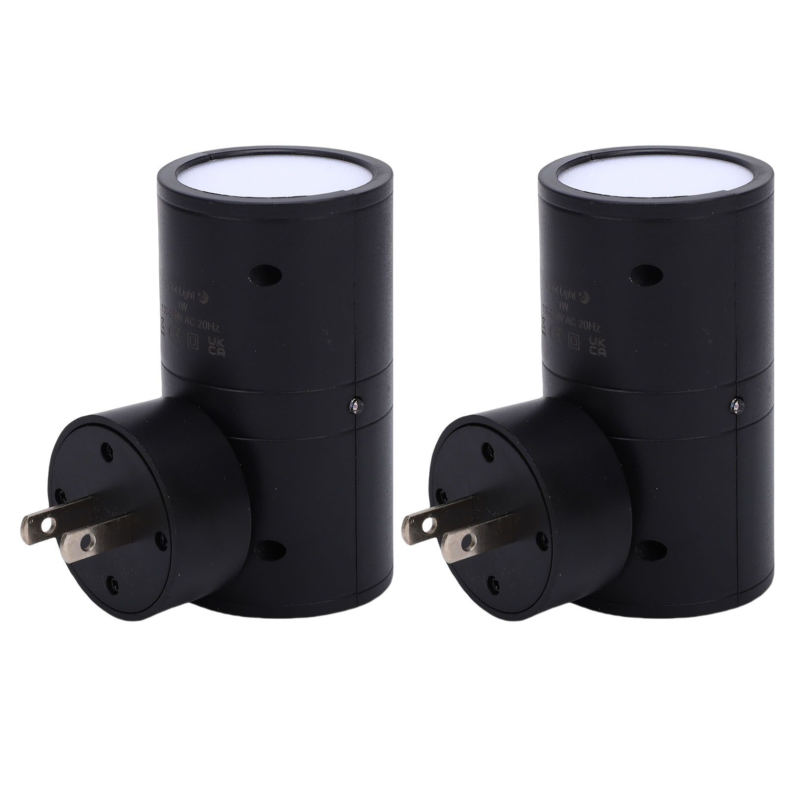 2 Pcs LED Night Light Plug In 3 Color Dusk To Dawn Sensor Wall Outlet Light view 9