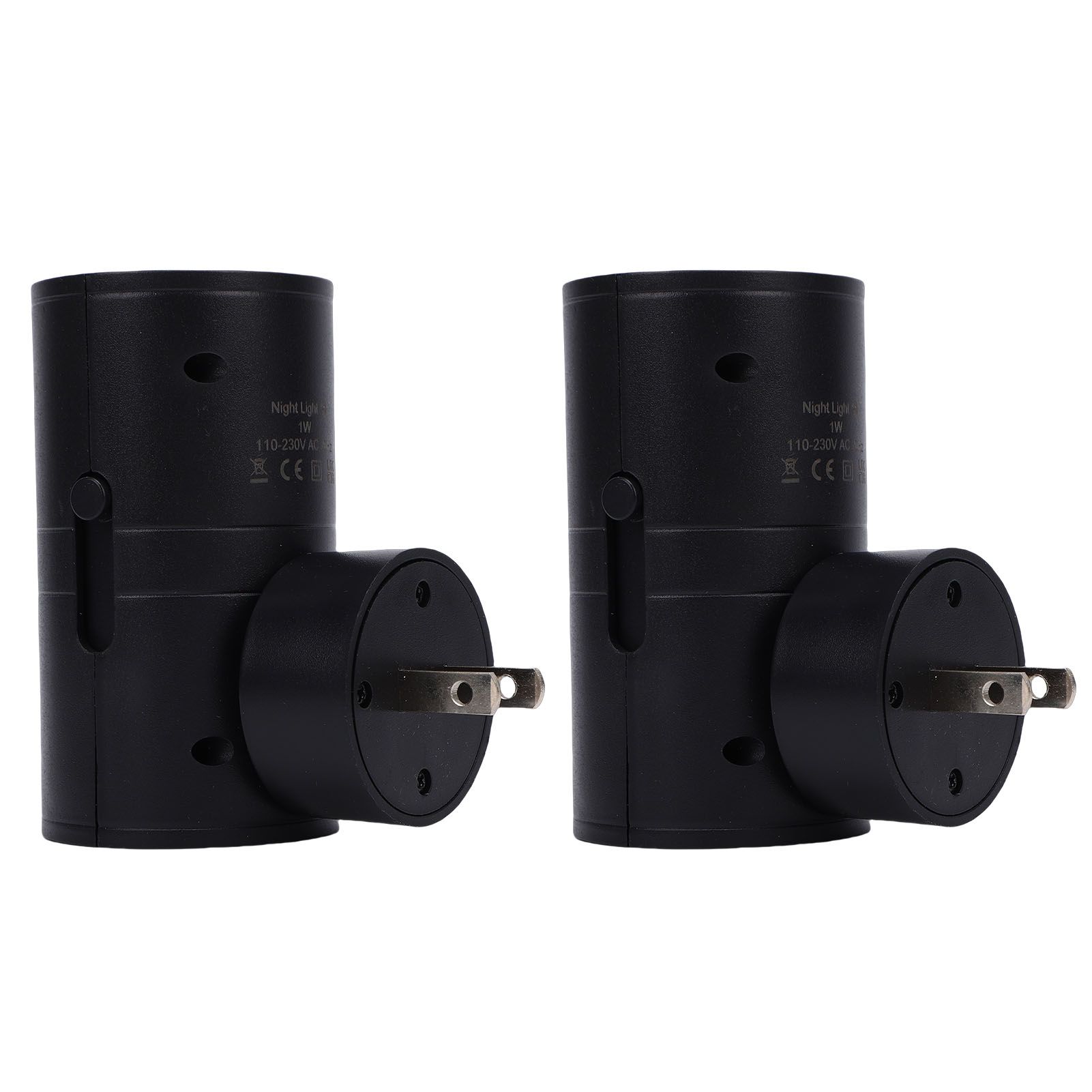 2 Pcs LED Night Light Plug In 3 Color Dusk To Dawn Sensor Wall Outlet Light view 12
