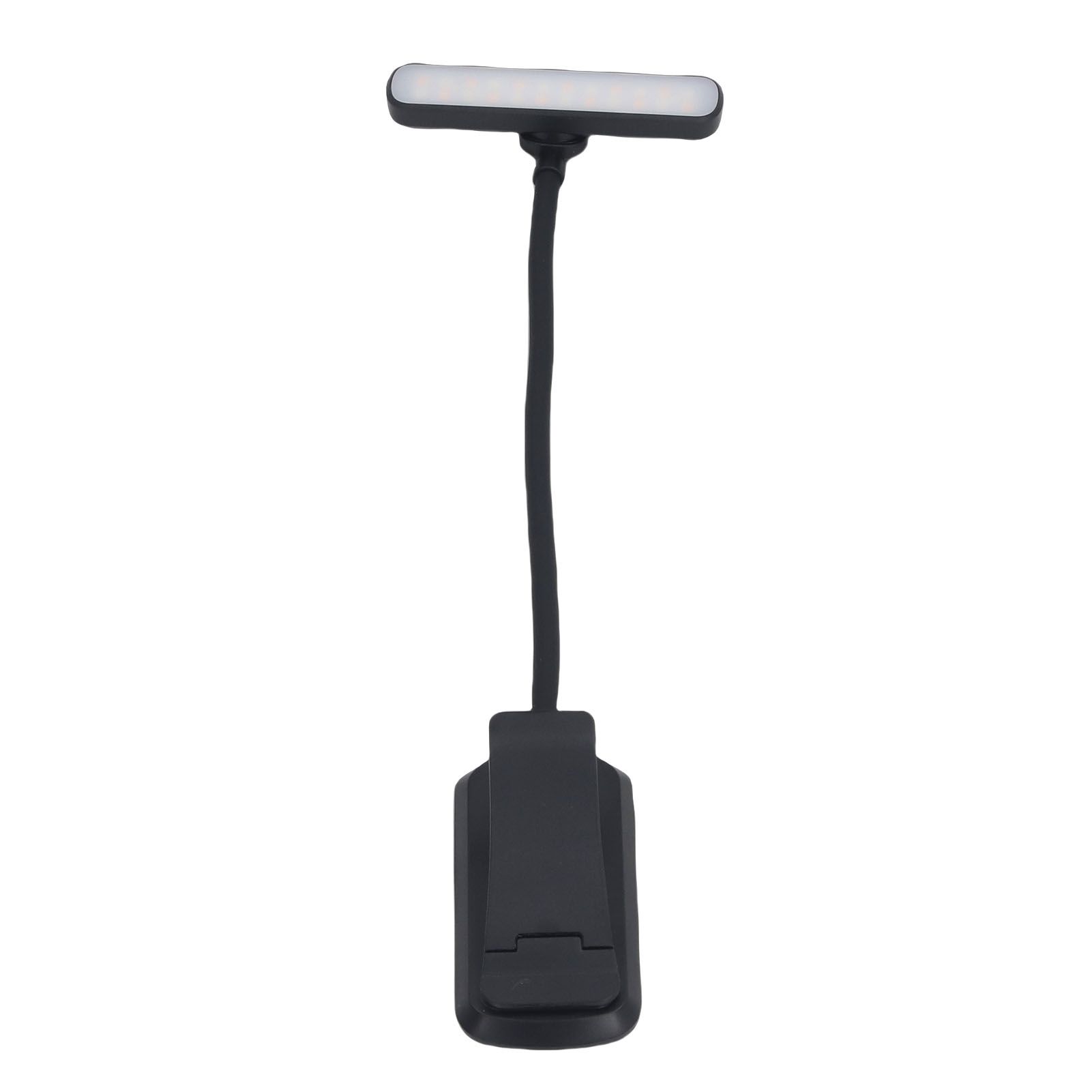 LED Rechargeable Book Light Silicone 3 Color Stepless Dimming Clip On Lamp view 11