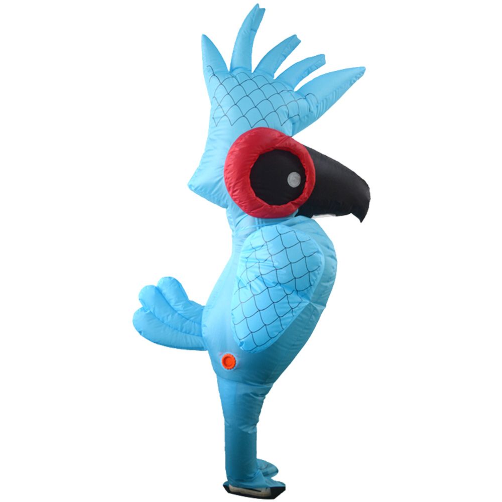 Adults Funny Parrot Inflatable Costume Props Blow Up Inflatable Fancy Dress view 2