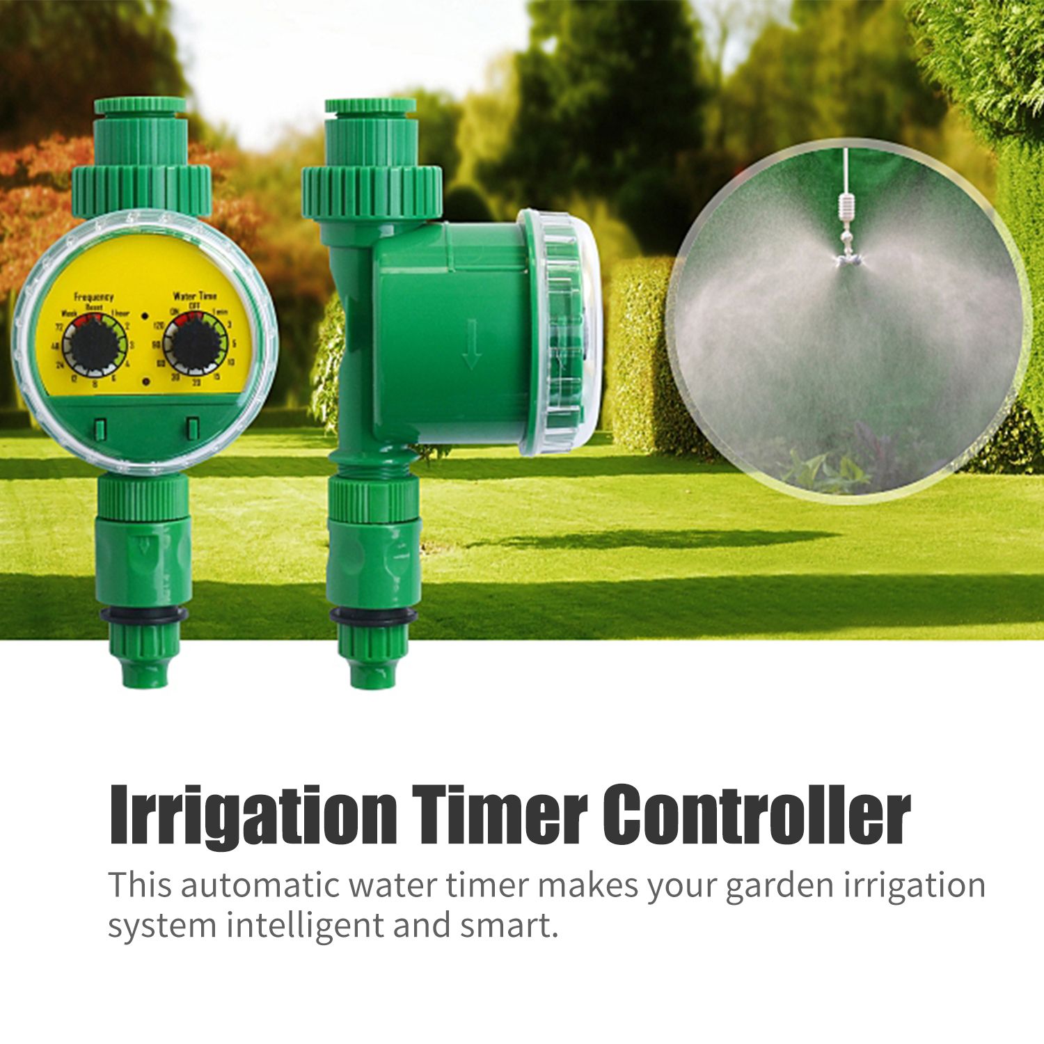 Irrigation Water Timer Controller Garden Electronic Programmable Automatic