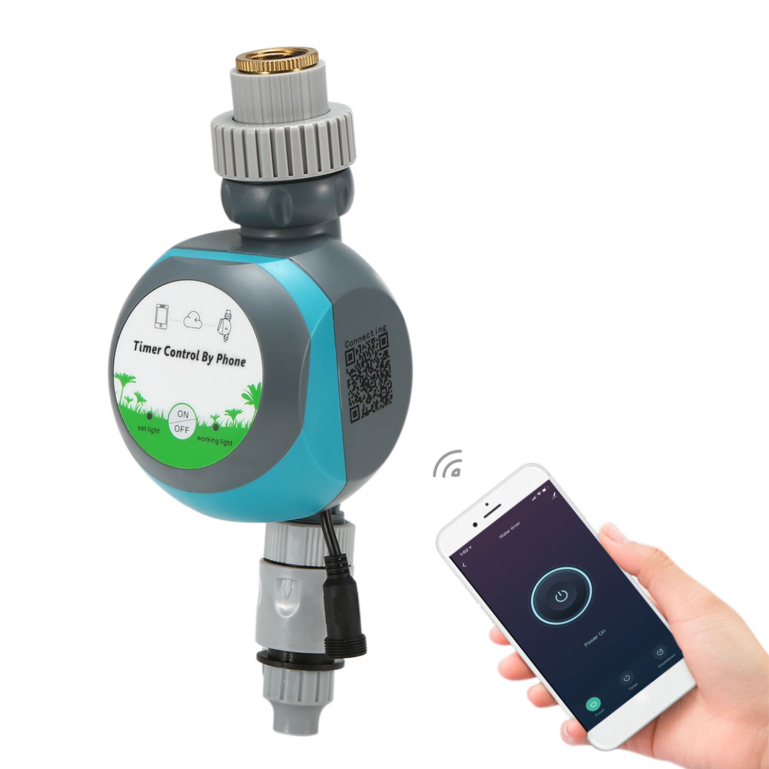 Smart WiFi Irrigation Water Timer Controller Mobile Phone Remote Access view 3