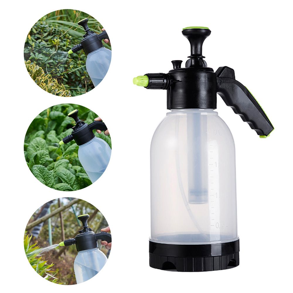 Multipurpose 2L Plastic Transparent Watering Can Sprinkling Pot Air Pressure view 2