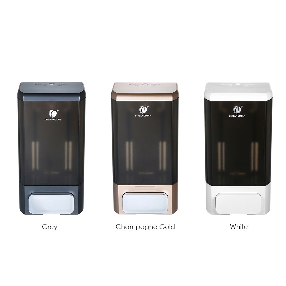 CHUANGDIAN Manual Soap Dispenser Wall Mounted 1000ml/ 33.8oz Liquid Shampoo
