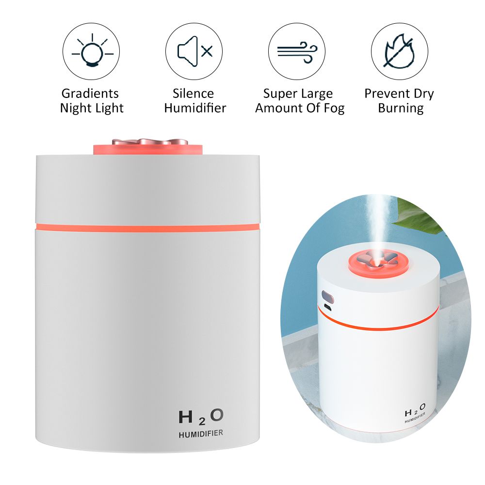 Mini Humidifier Mist Air Purifier Quite Auto Shut-off USB Powered with LED view 3