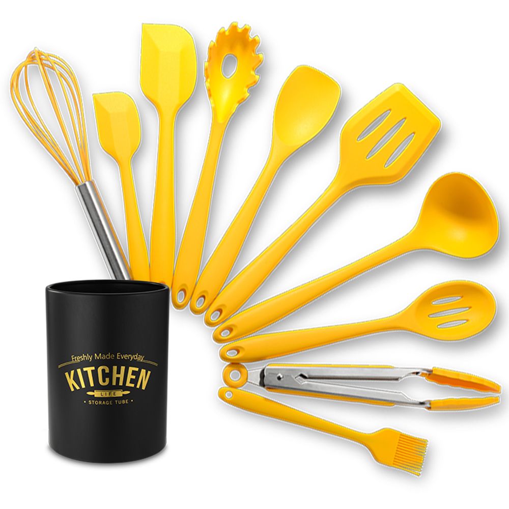 Silicone Kitchenware Set 10Pcs Kitchen Utensils Set Silica Gel Cooking view 2