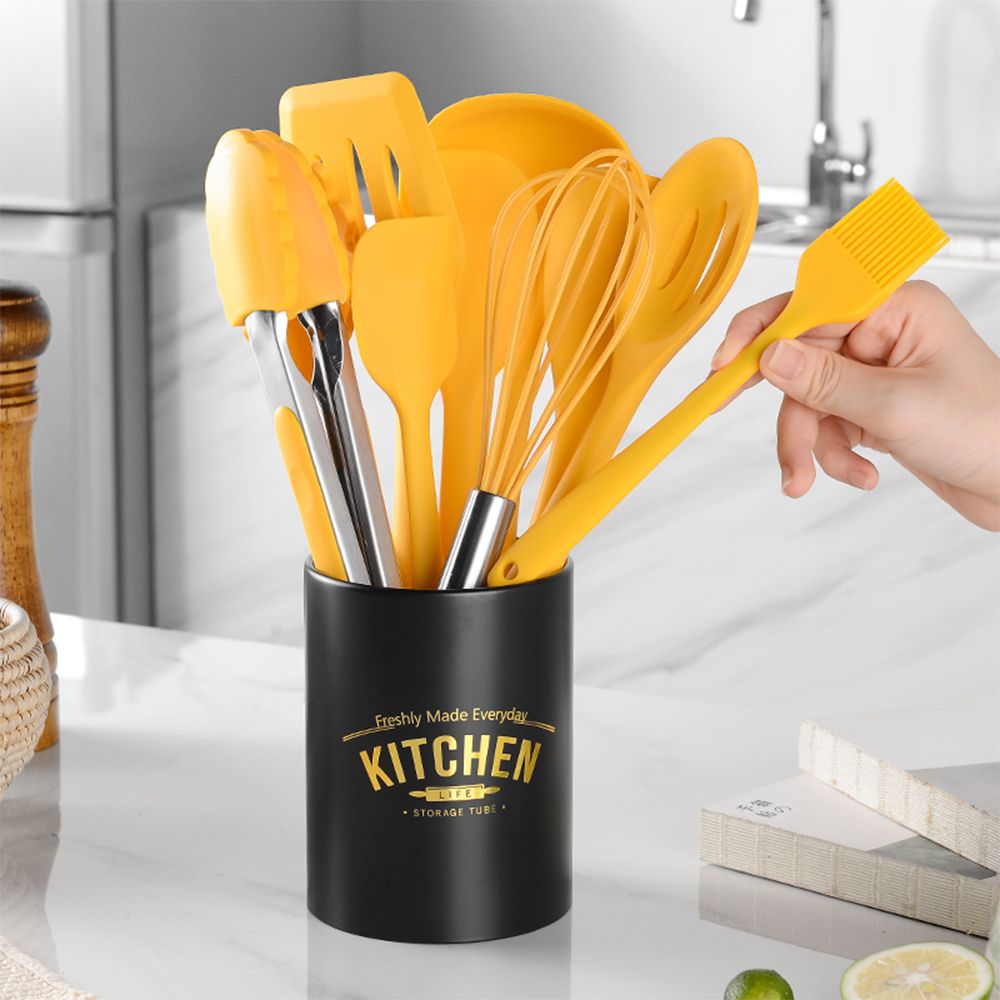 Silicone Kitchenware Set 10Pcs Kitchen Utensils Set Silica Gel Cooking view 3