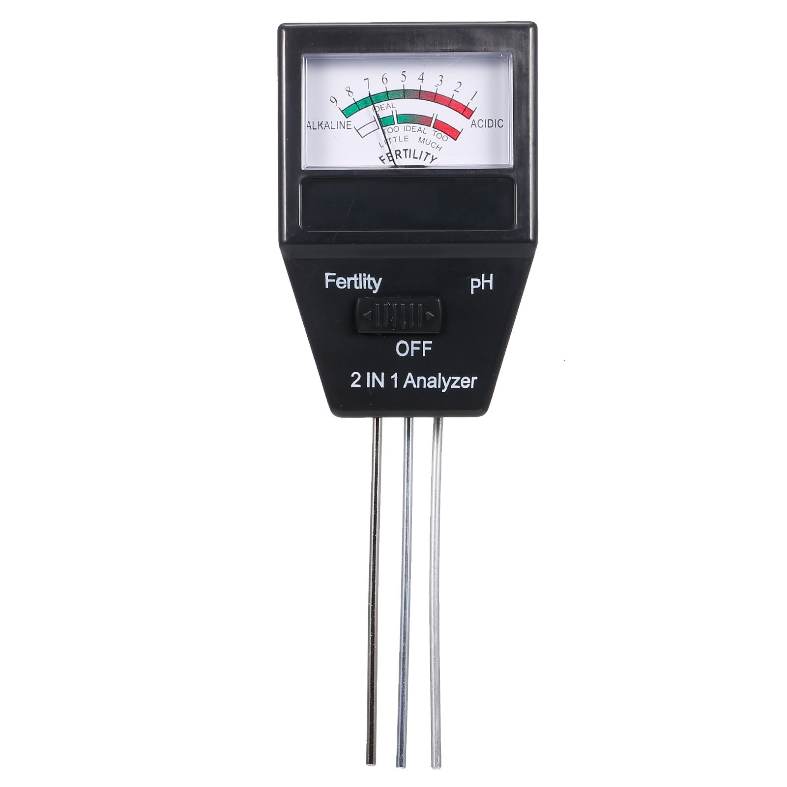 2-in-1 Soil pH Meter Fertility Tester pH Tester Soil Tester for Garden Farm view 2