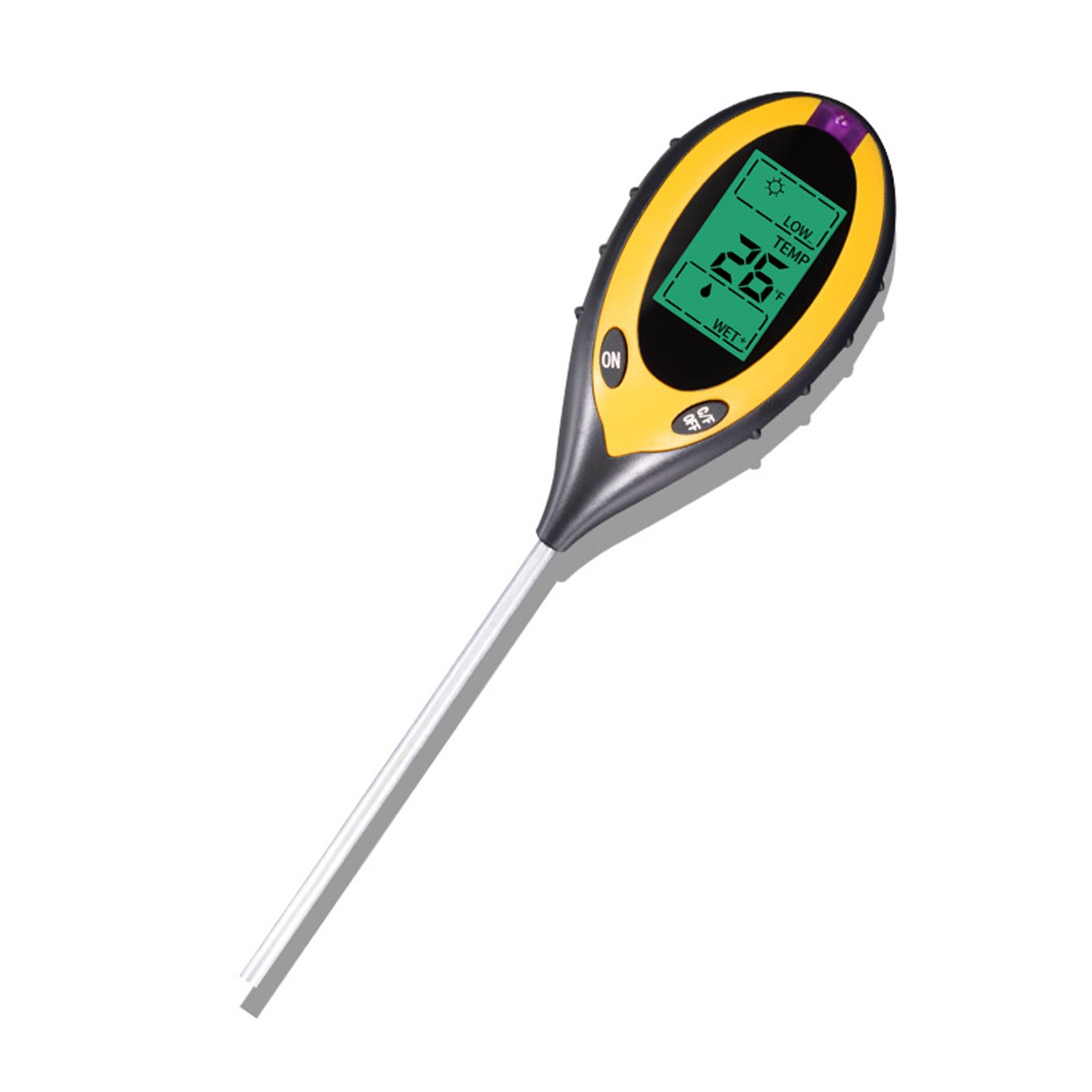 4-in-1 Soil Test PH Moisture Meter Light Temperature Tester Garden Plant