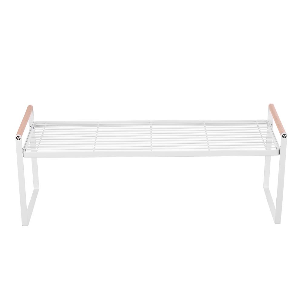 Storage Shelf Organizer Kitchen Cabinet and Counter Shelf Organizer Wooden