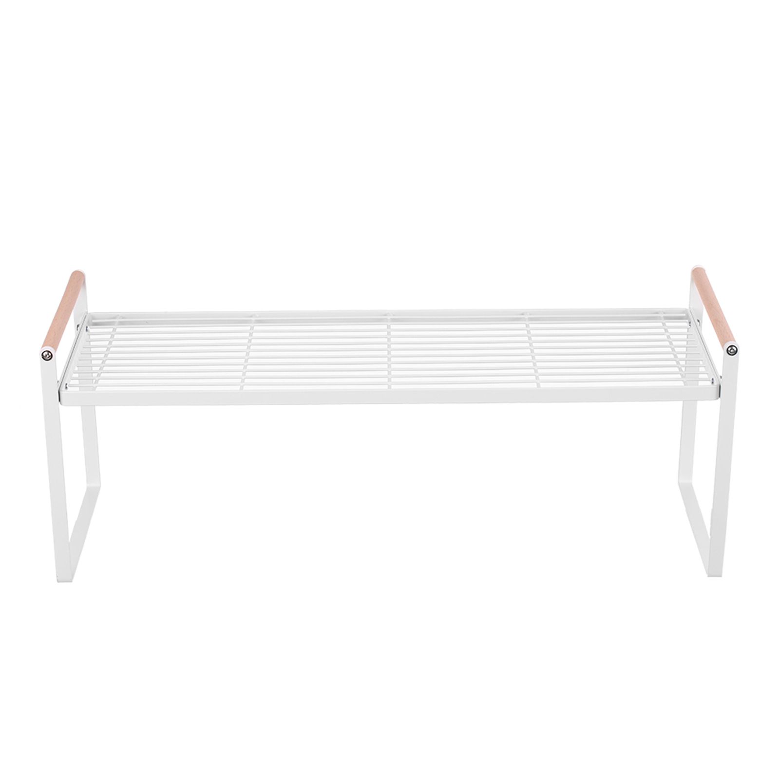 Storage Shelf Organizer Kitchen Cabinet and Counter Shelf Organizer Wooden view 3