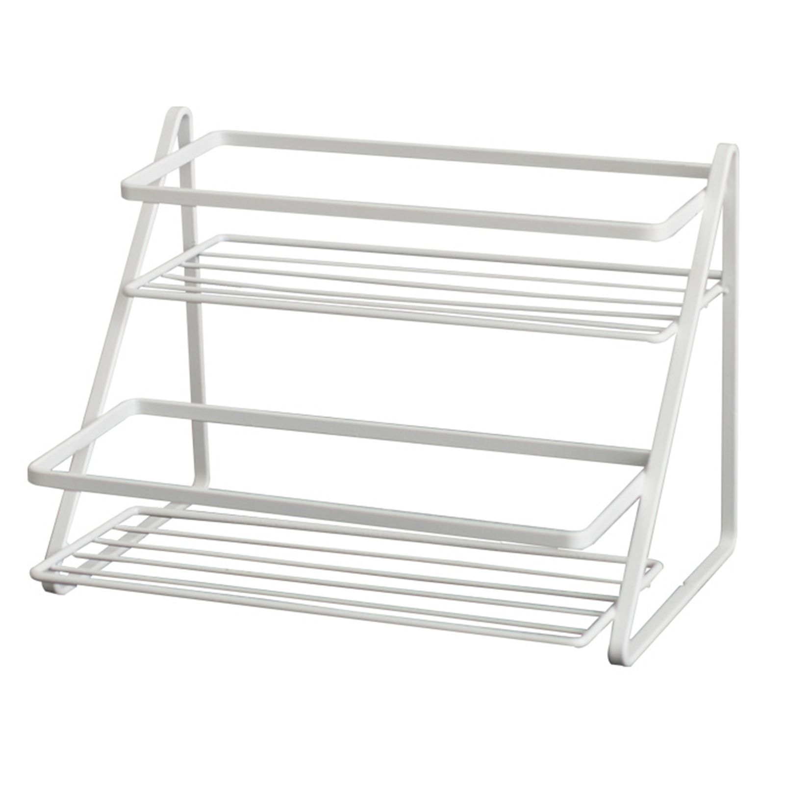 Seasoning Rack Spice Rack 2-Tier Spice Organizer for Countertop Cabinet view 2