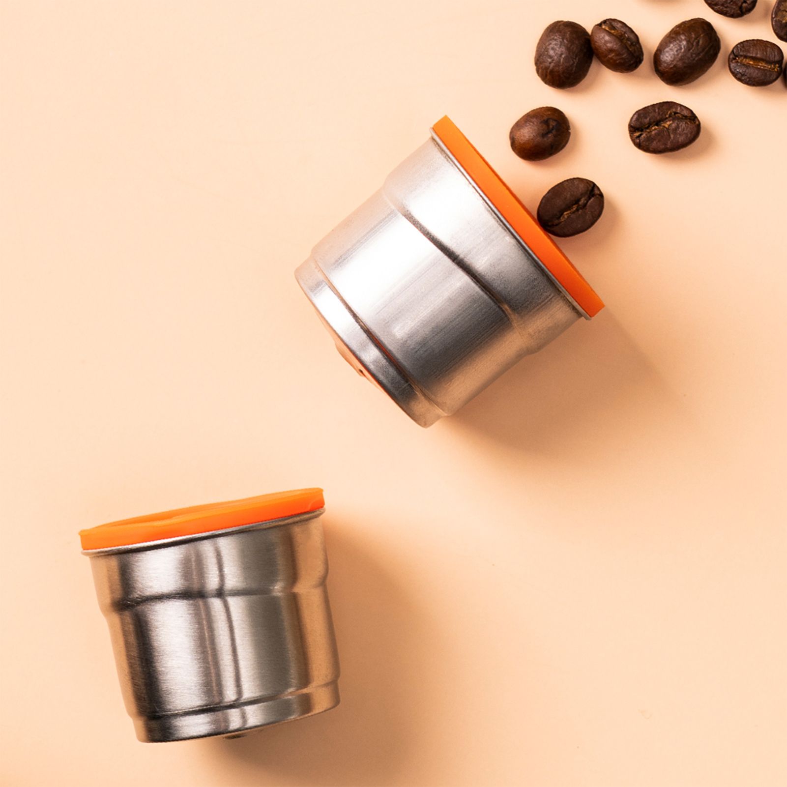 Stainless Steel Coffee Capsule Refillable Coffee Capsules Espresso Capsules — image 1