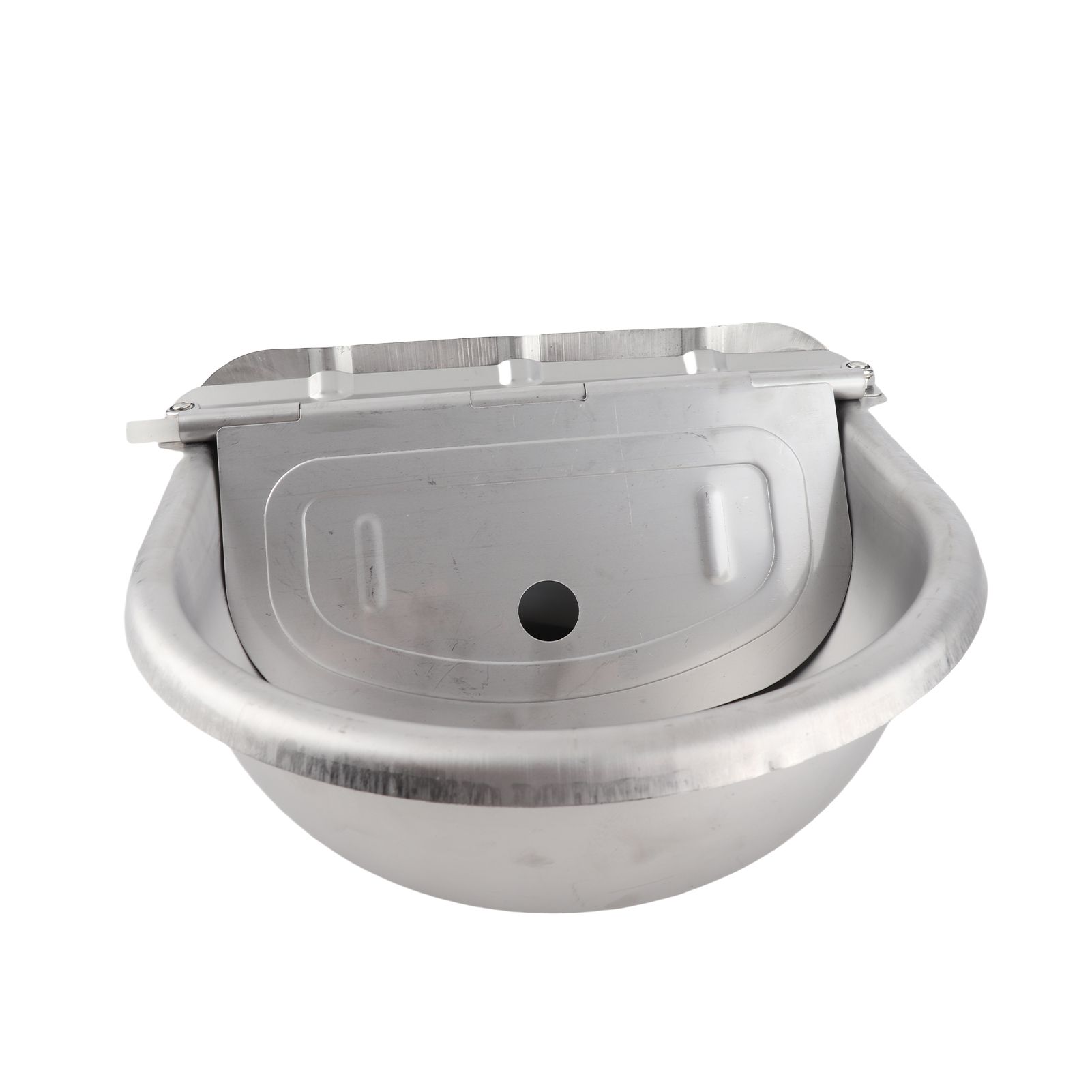 Stainless Steel Automatic Waterer Pet Livestock Tool Animals Water Bowl with view 4