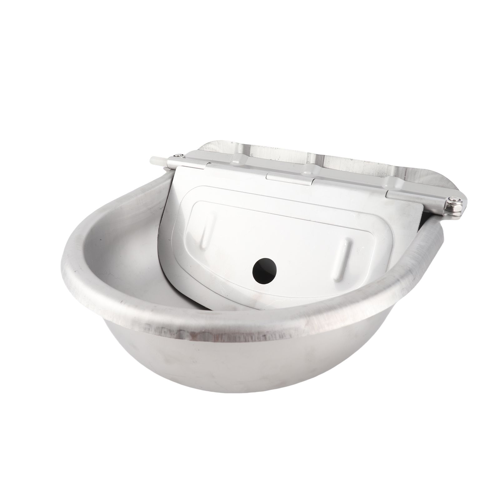 Stainless Steel Automatic Waterer Pet Livestock Tool Animals Water Bowl with view 11